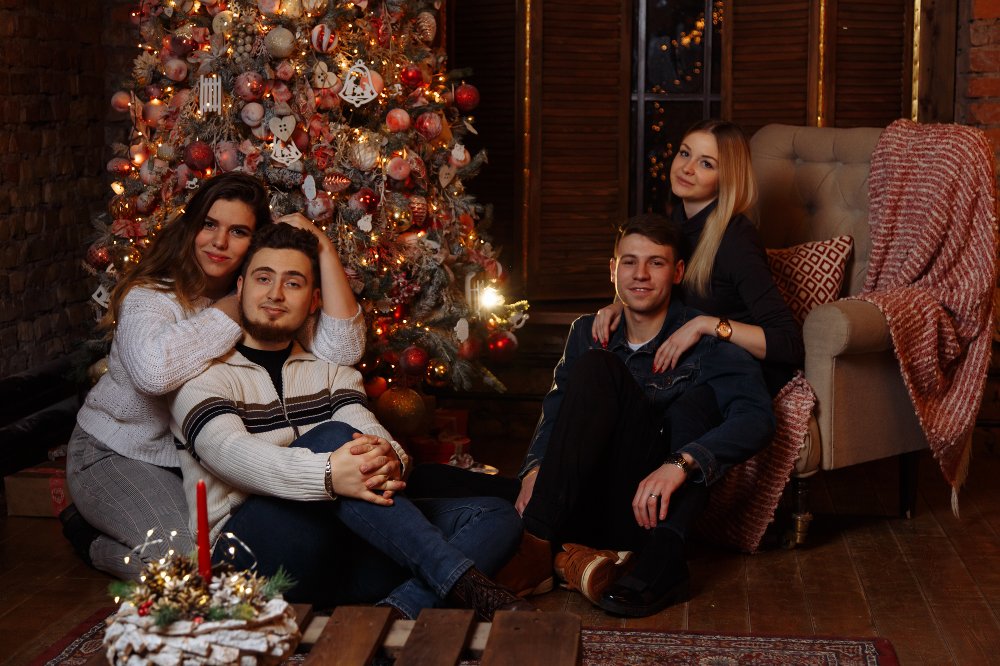 Новогодняя фотосессия в студии. Фотограф в СПб Антонина Линова