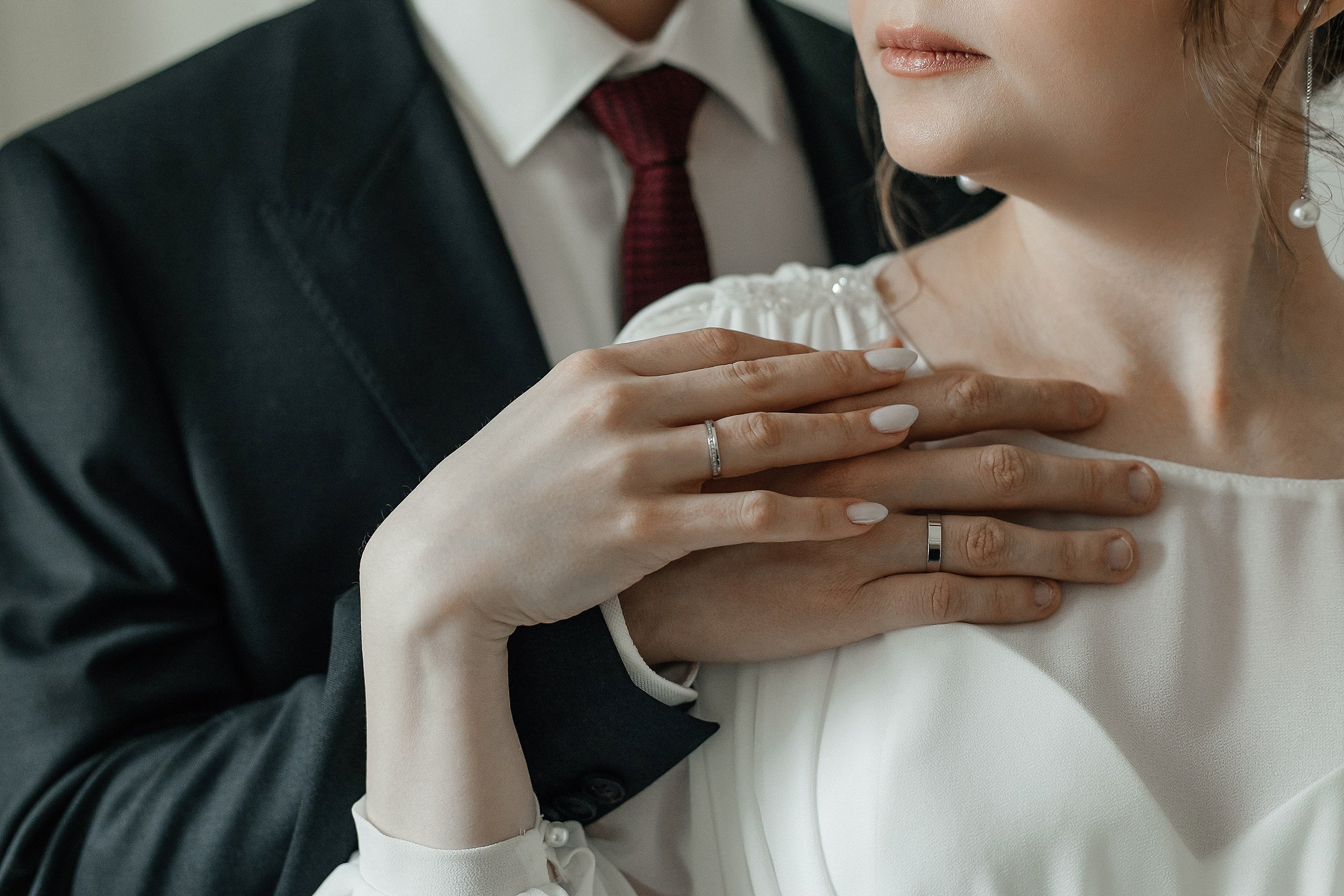 свадебная фотосессия в студии в Москве