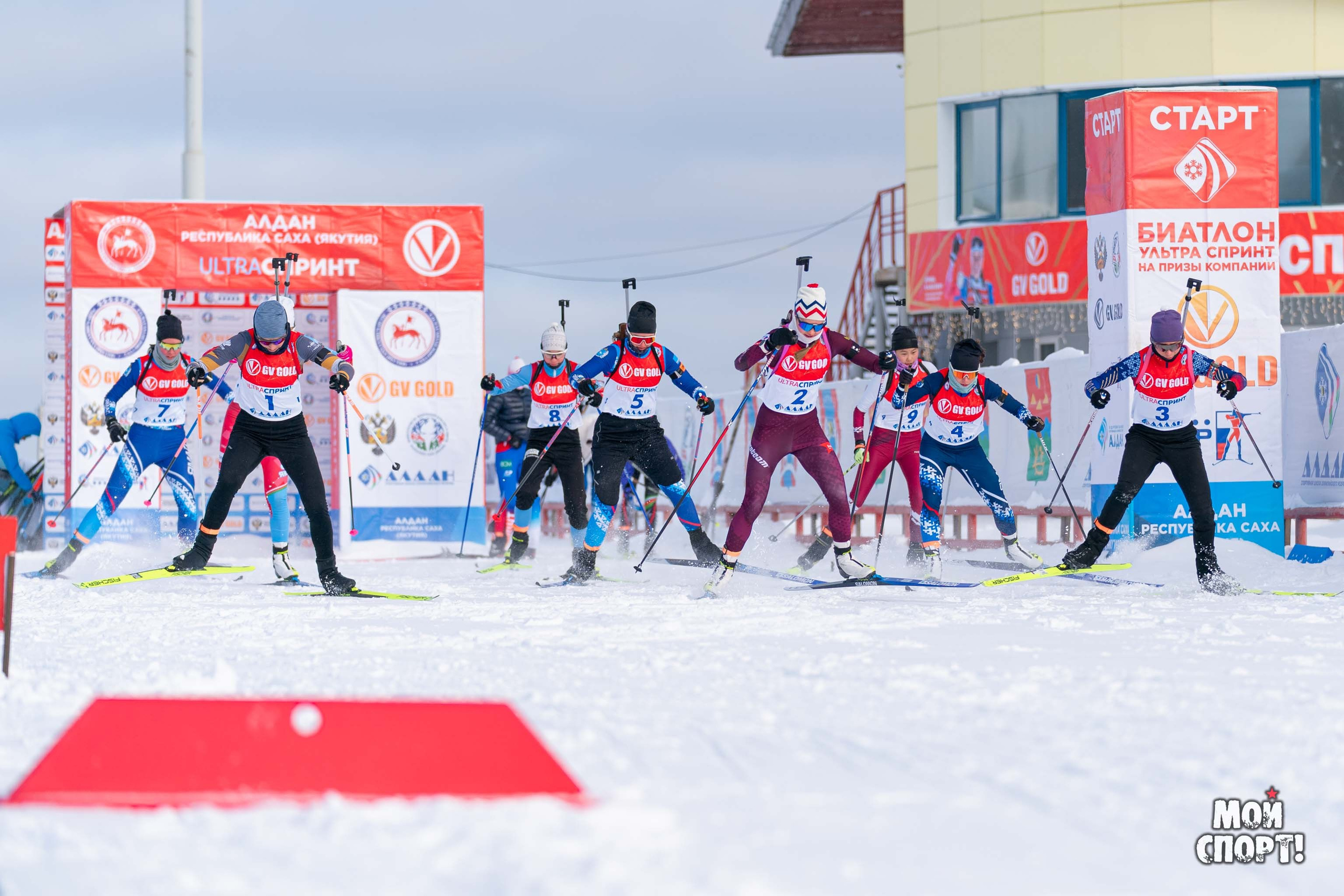 Ультра-спринт по биатлону 2025. Студия «Мой Спорт!» — все о спорте в Якутии