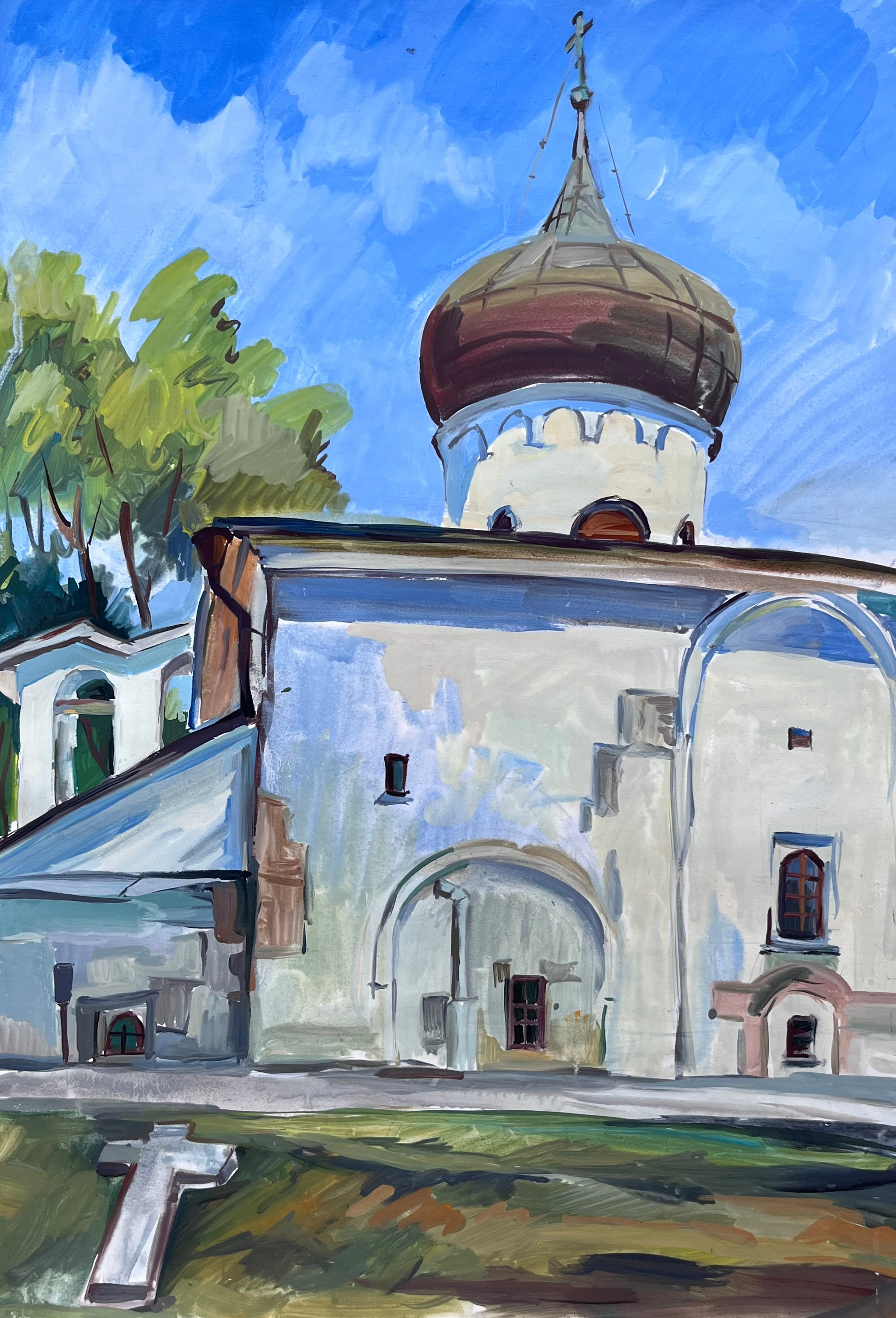 Сквозь колеблемые своды. Ефремова Ольга. Художник