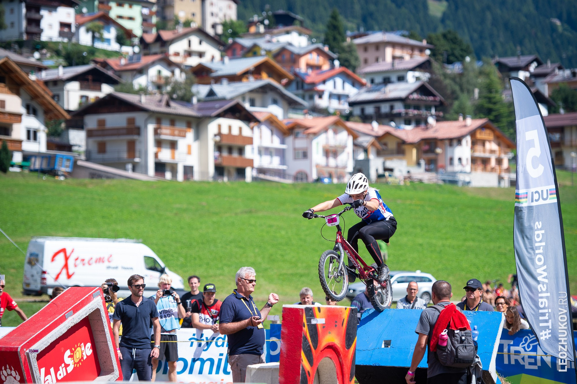 UCI Trials World Championships 2016 — finals. Sports photographer Leonid Zhukov