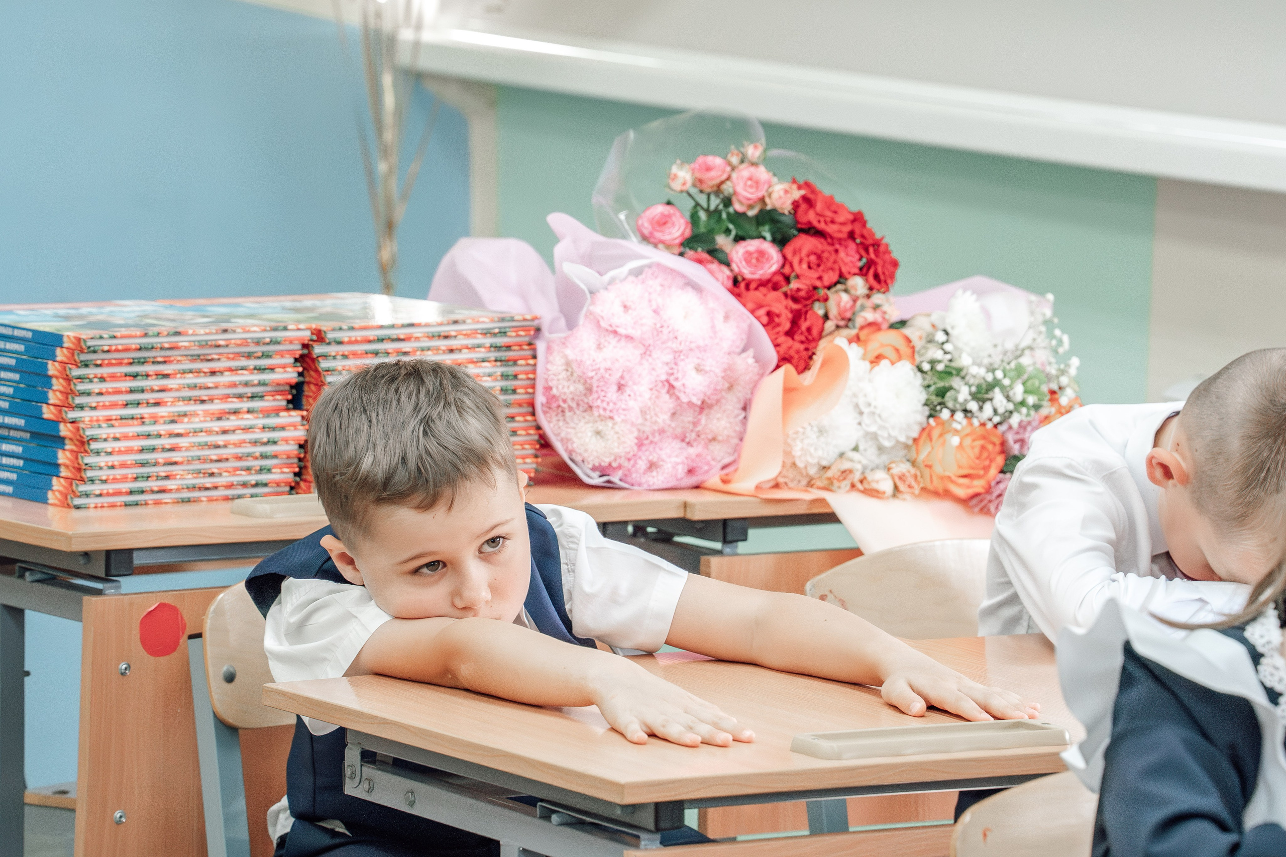 Первоклашки. Фотограф Юлия Паськова, город Бирюч