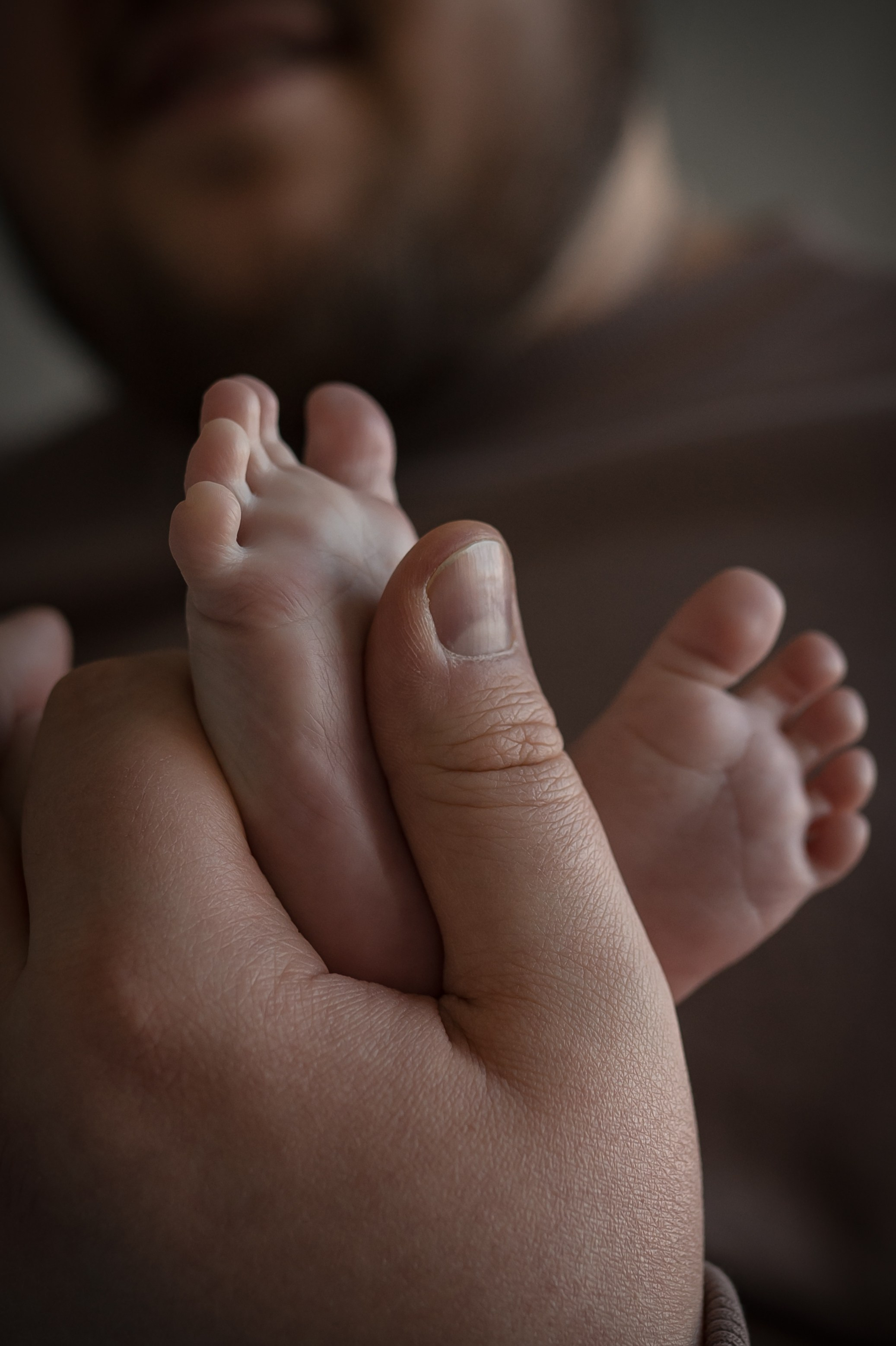 Семейная фотосъемка новорожденной. Фотограф Крещения и Венчания в Москве