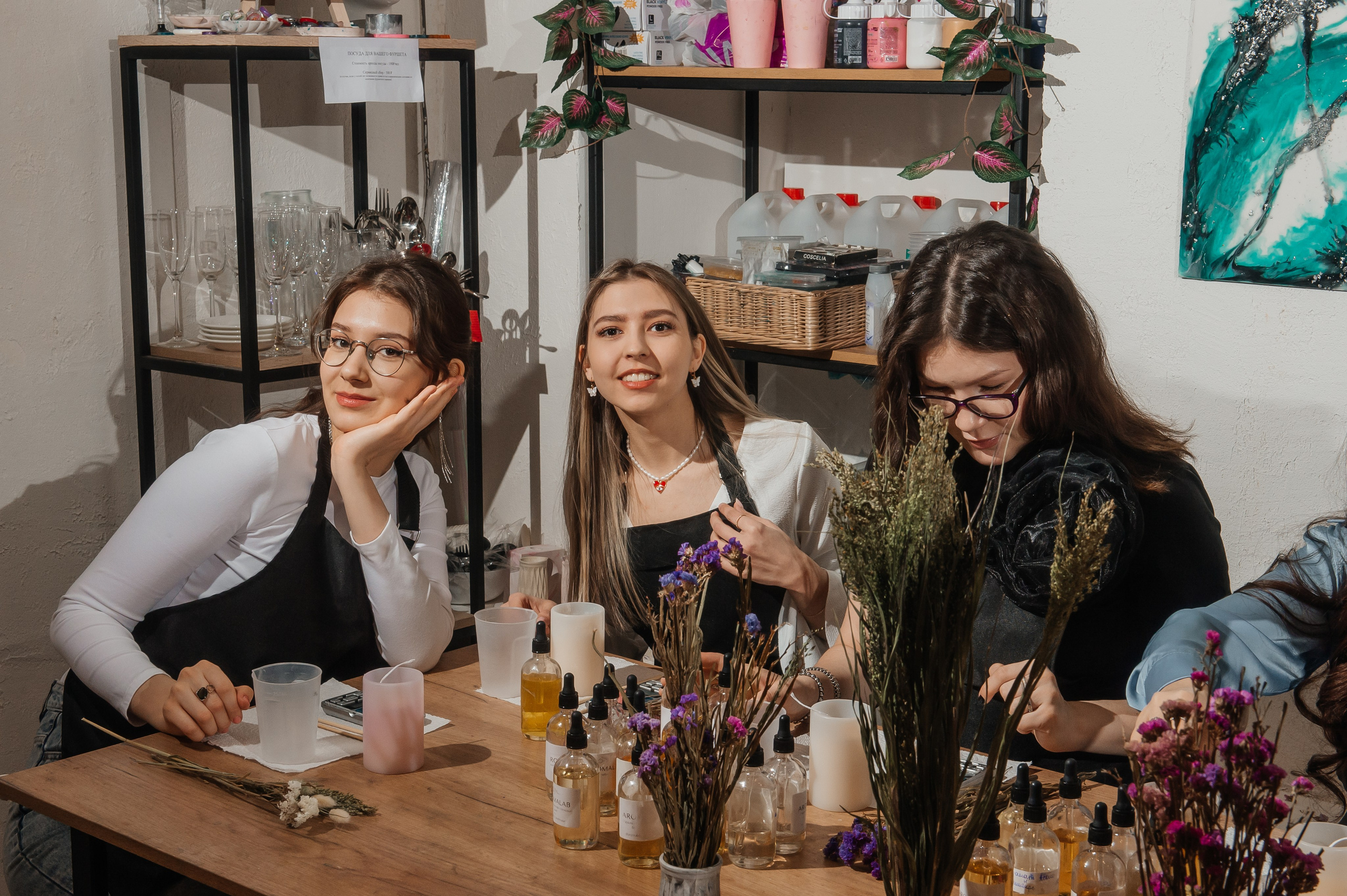 День рождения Маргариты в студии AROMALAGE — уют и творчество