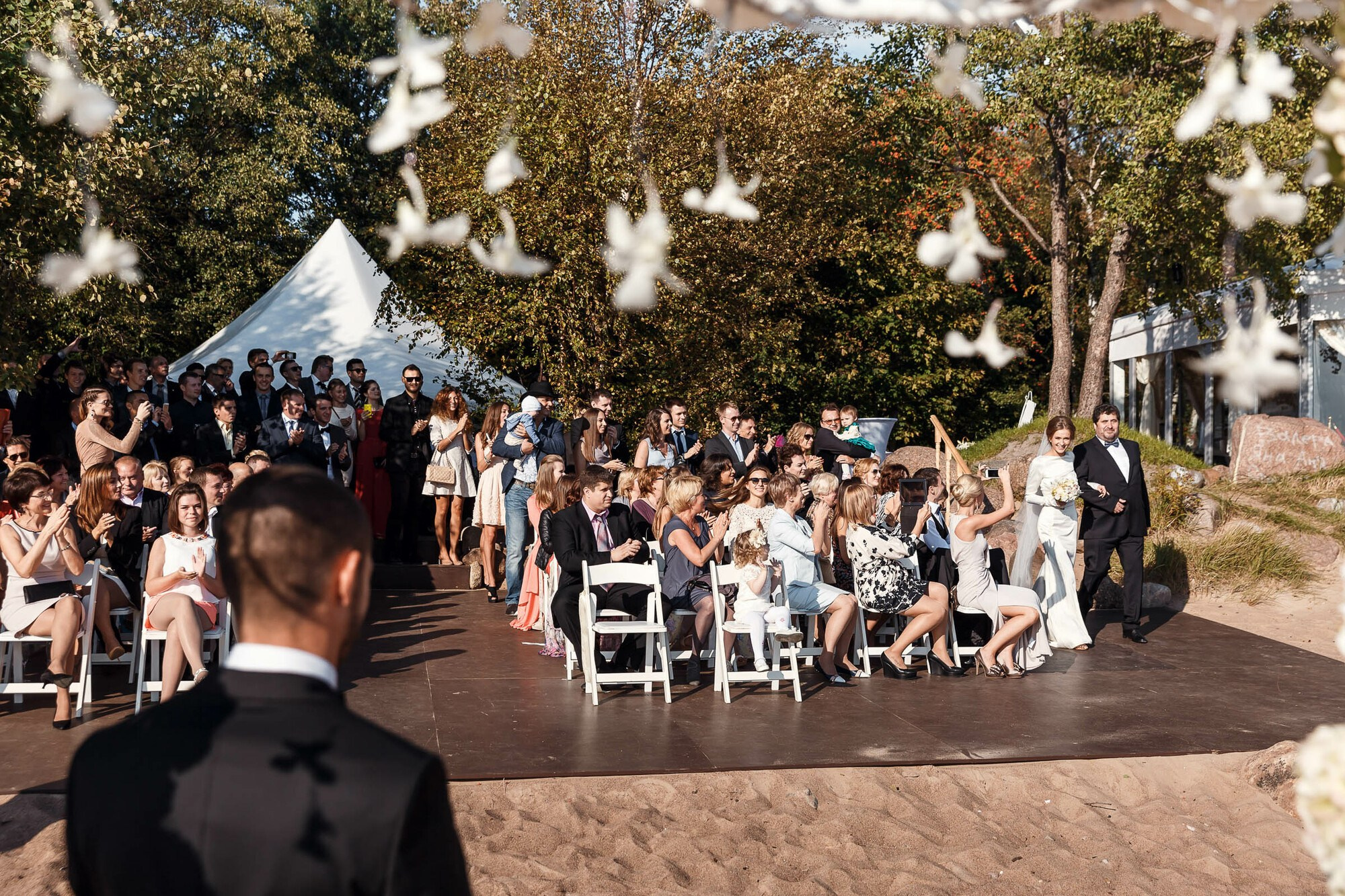 Стильная свадьба в Majestic на берегу Финского залива. Свадебный фотограф в Санкт-Петербурге и Москве Андрей Нестеров