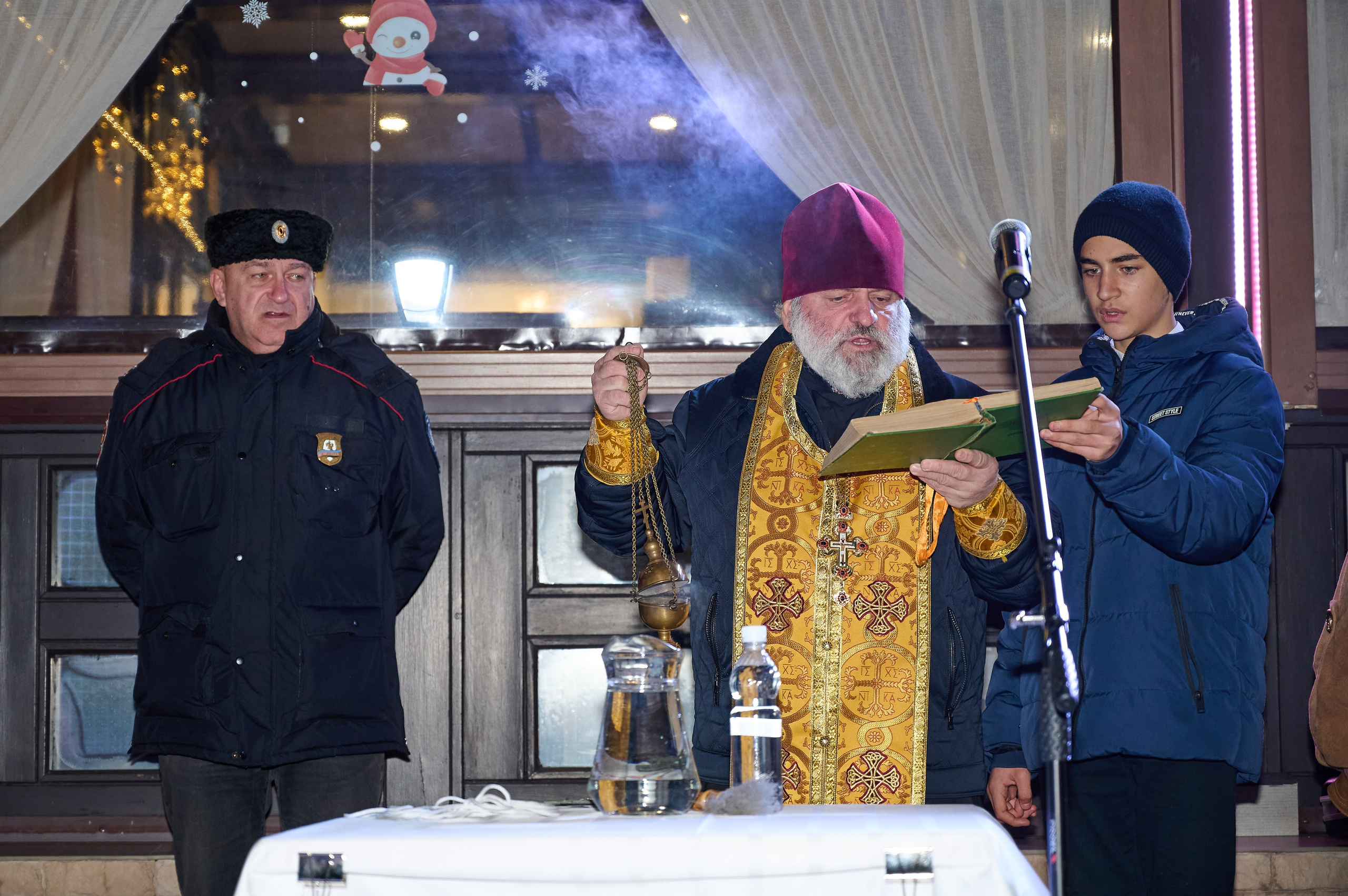 Крещенские купания. Жизнь курорта Кабардинка в фотографиях