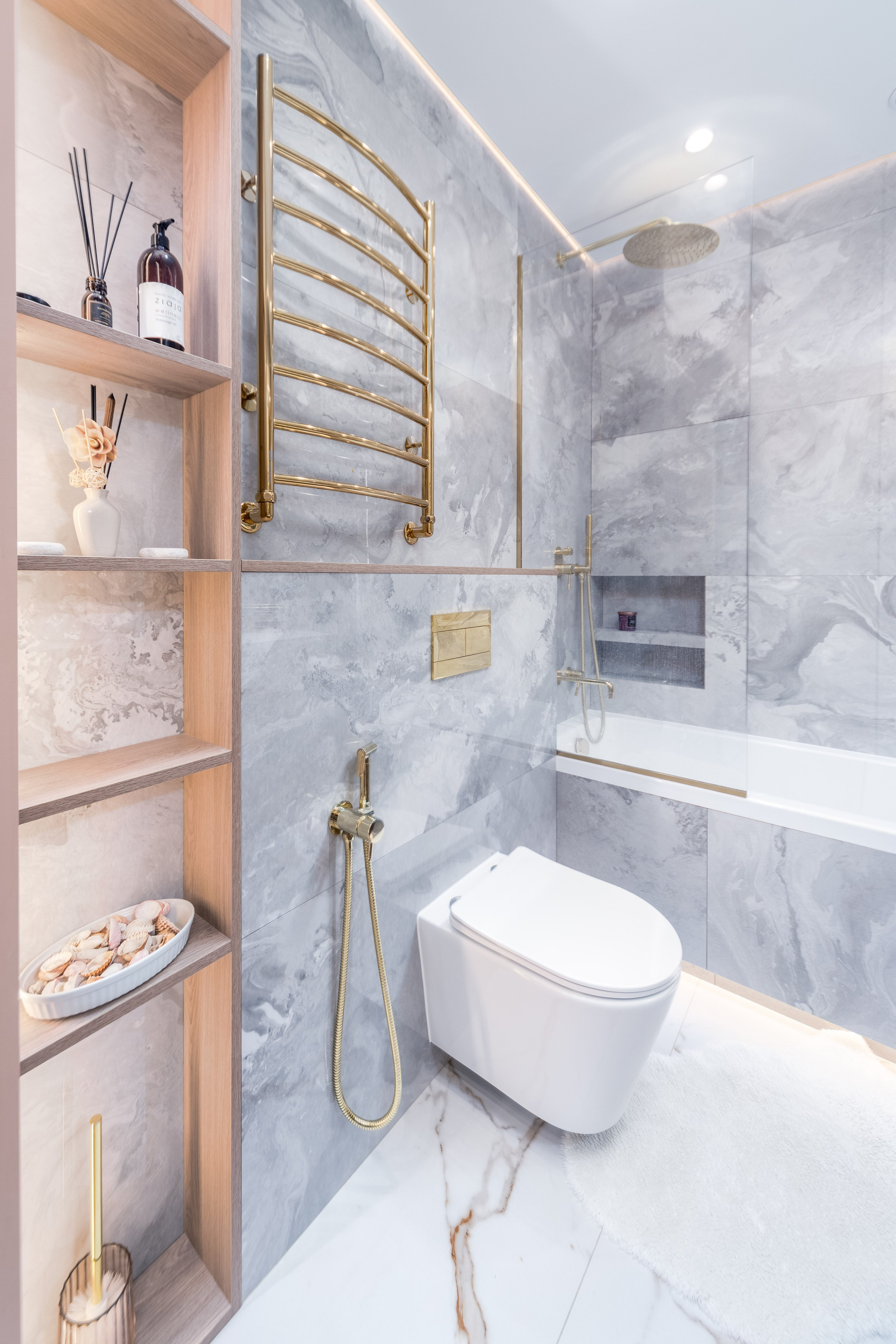 Фотограф Sakavita Media - санузел в трехкомнатной квартире в ЖК Minsk World