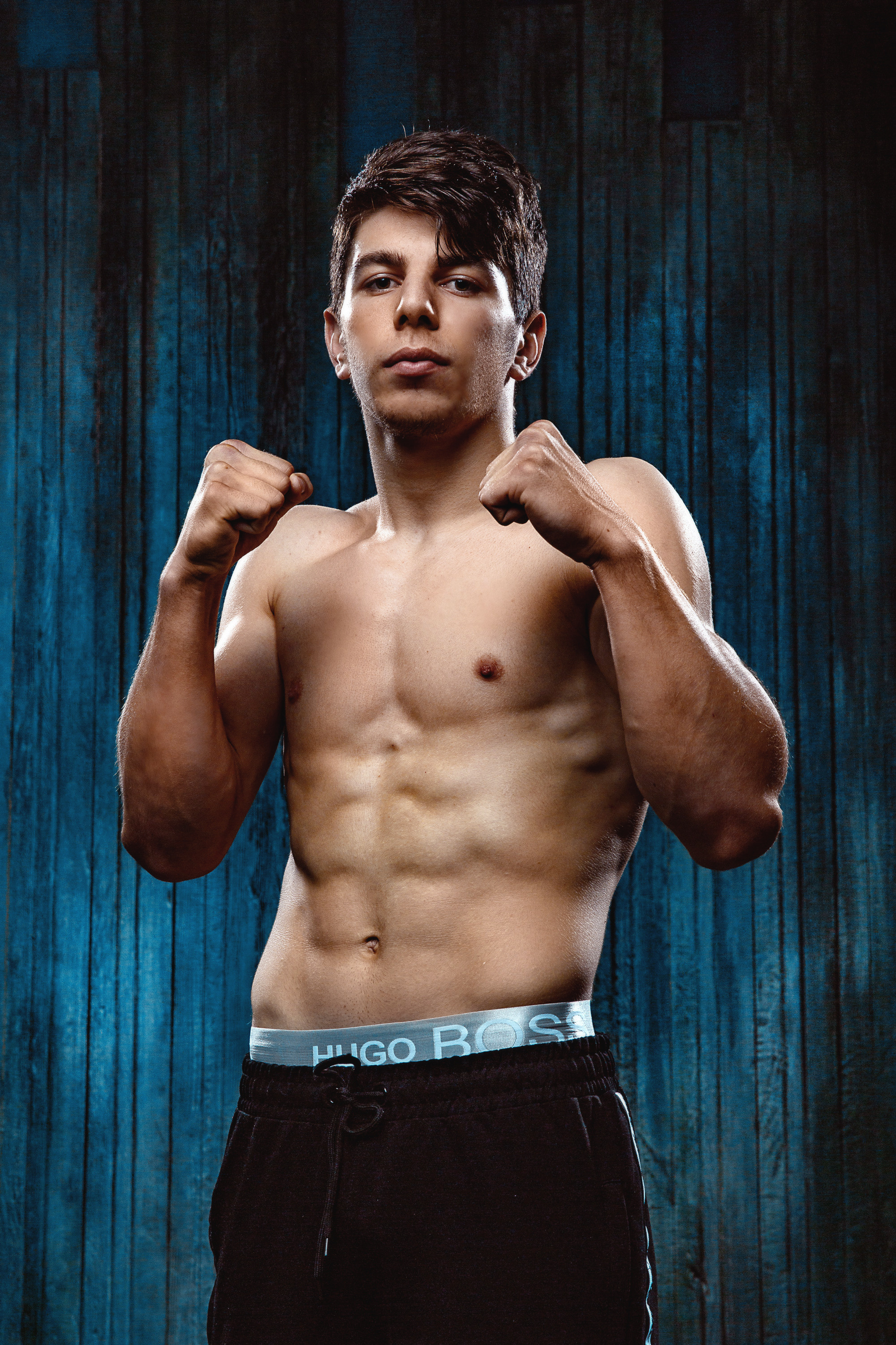 Портрет боец MMA UFC стойка