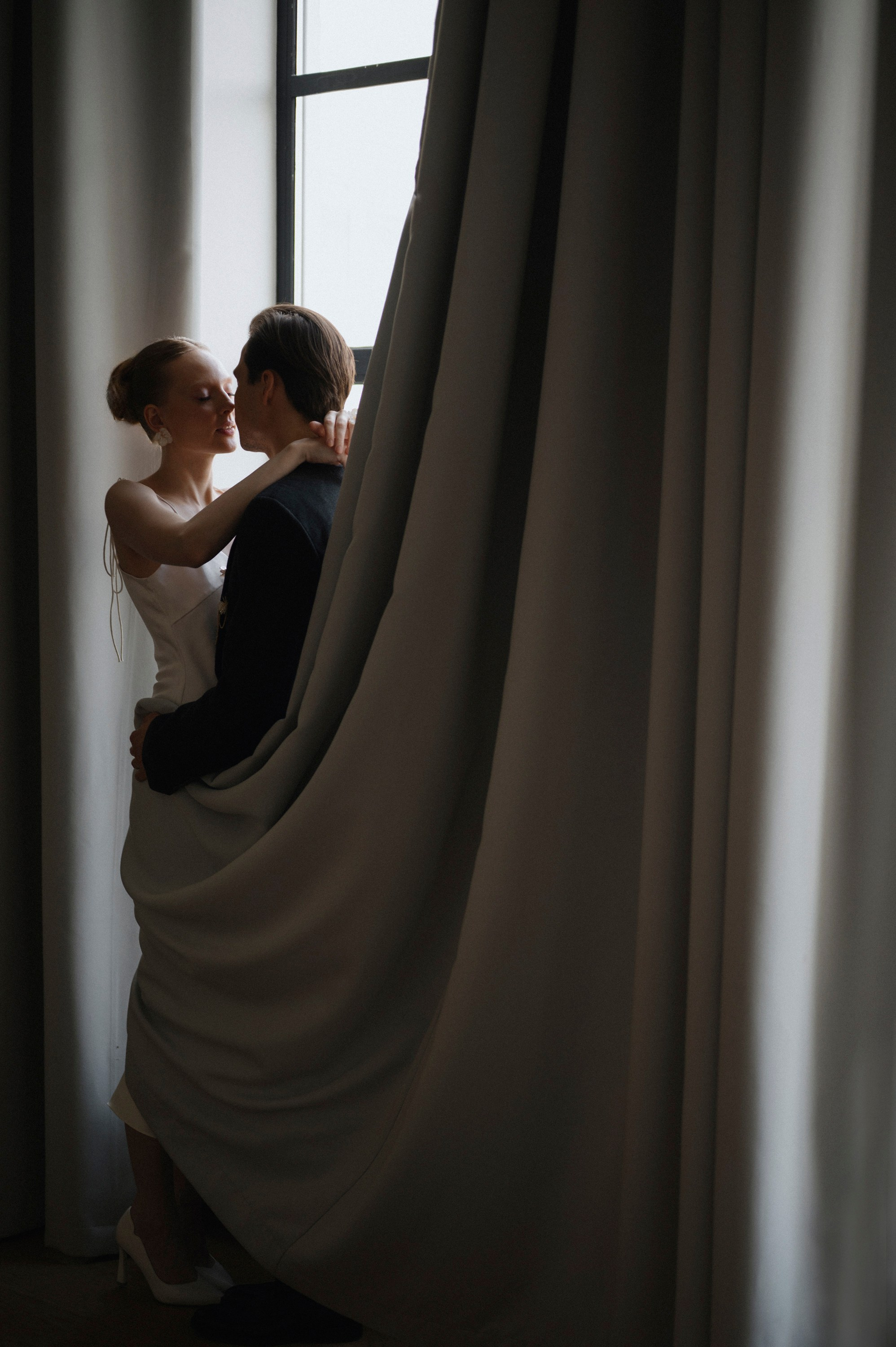 Свадебная фотосессия в студии. Анна Гончарова свадебный и репортажный фотограф в Москве