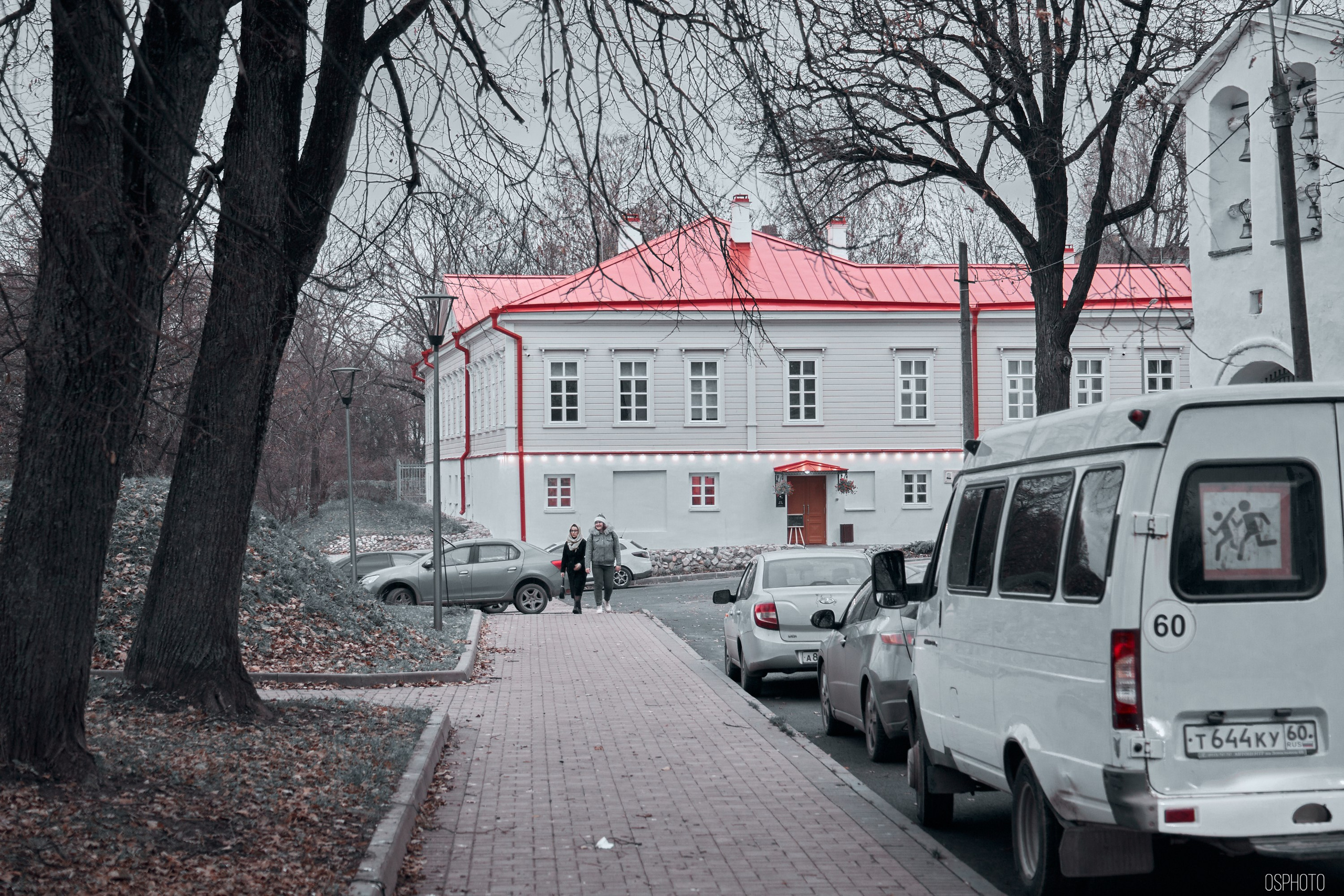 Псков. Ноябрь. Фотографъ Сергѣевъ. Поймать мгновеніе