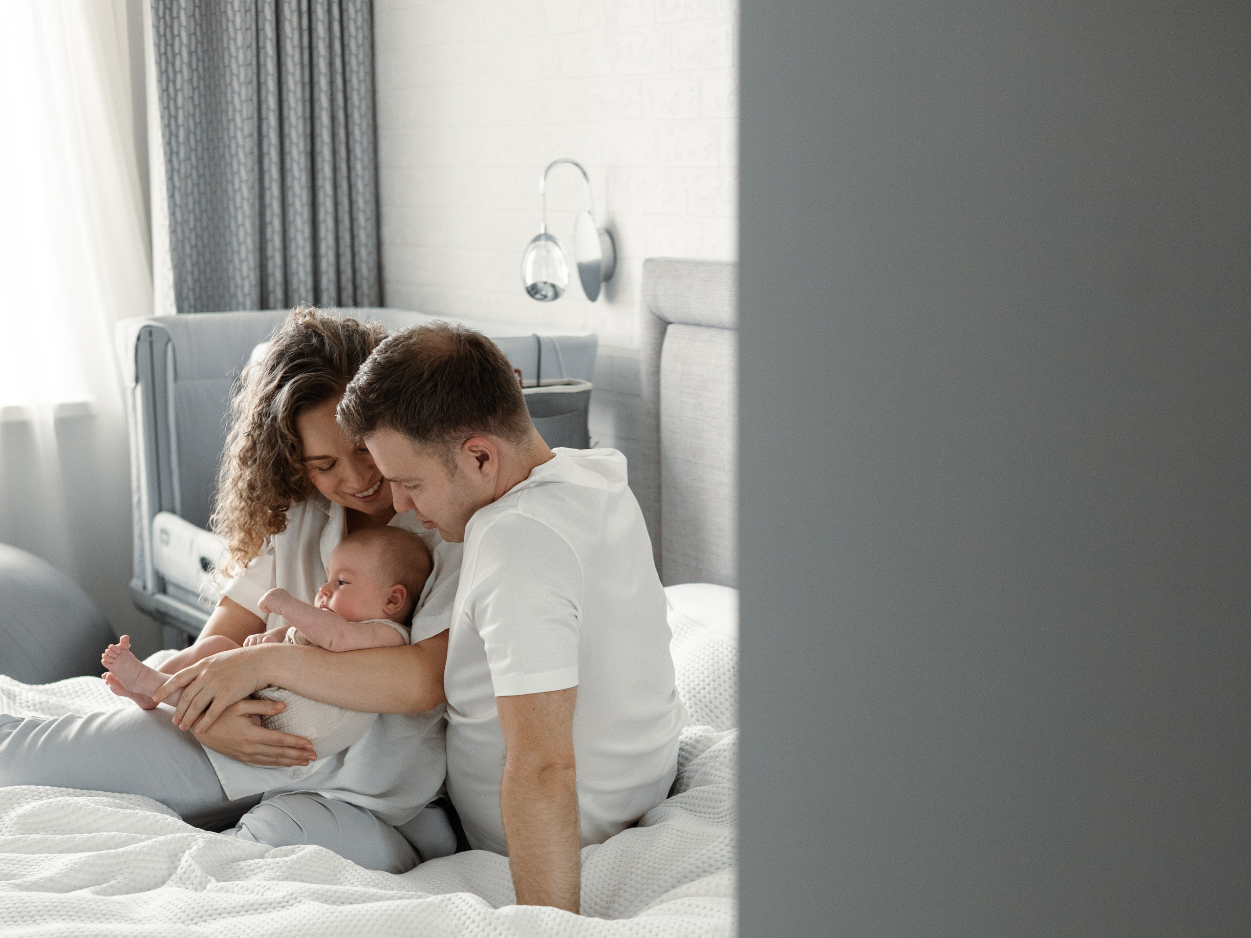 Семейная съемка с новорожденной Аришой. Света Полетаева Москва