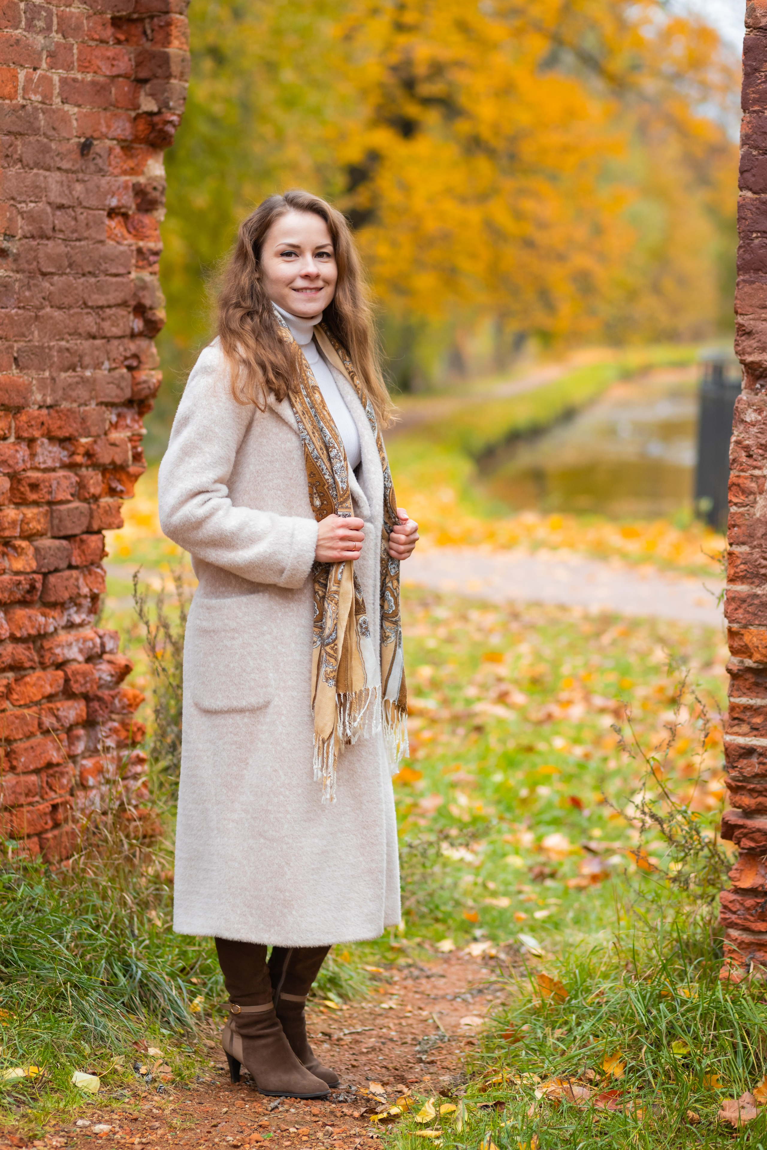 Осеняя фотосессия в Петергофе