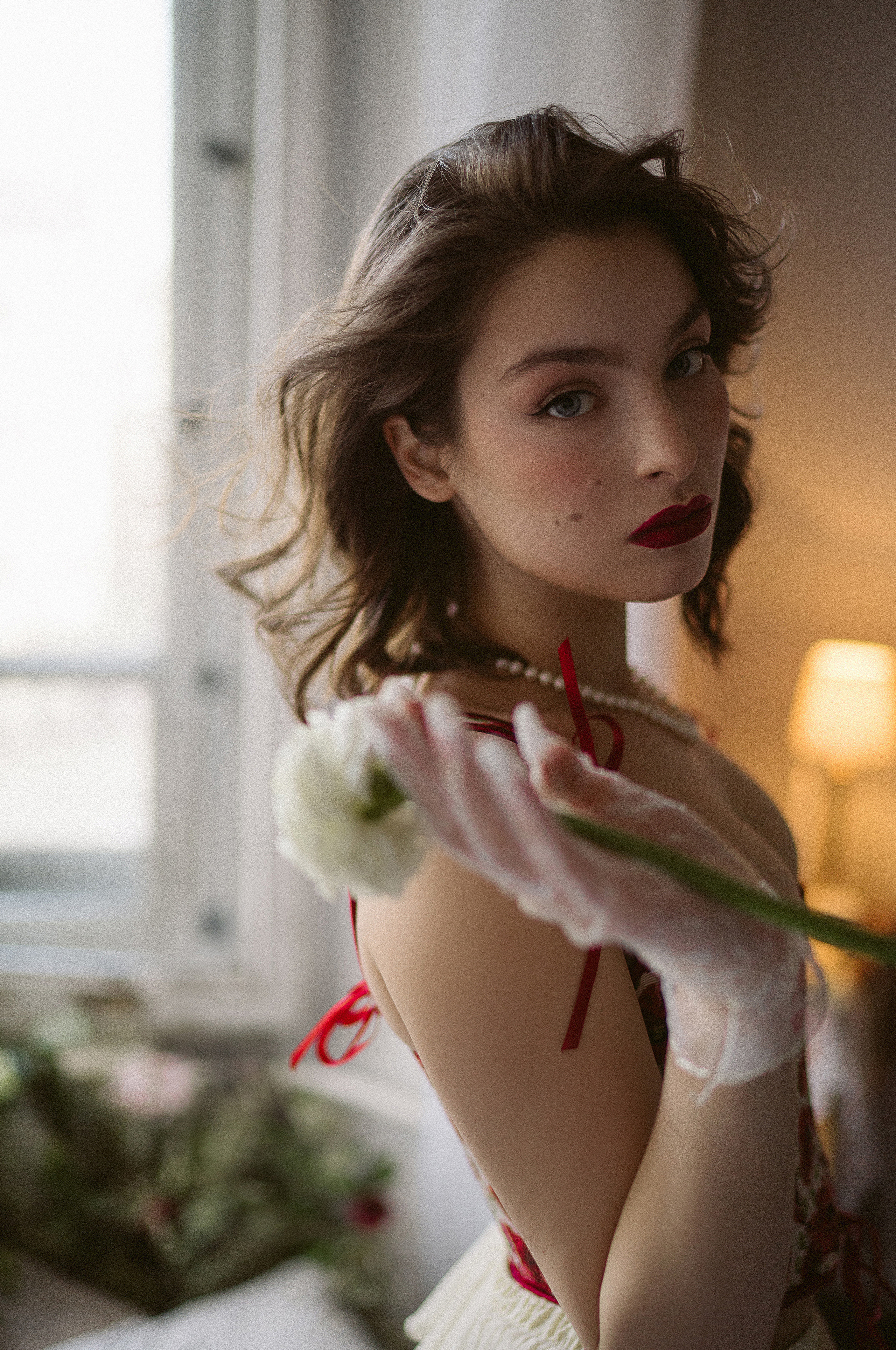 Лиза с гранатами. Чувственный фотограф в Санкт-Петербурге Пятнова Ксения