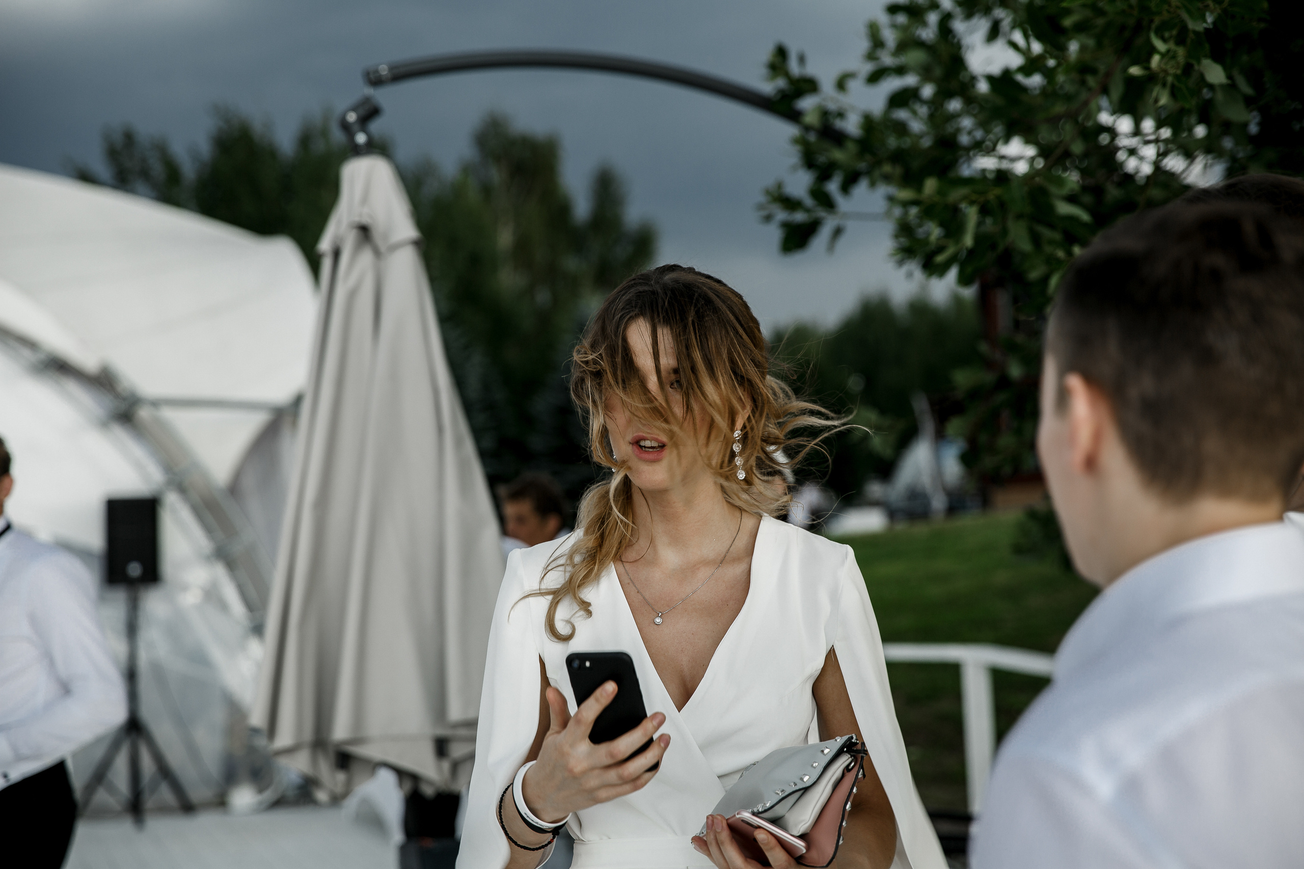 Белая свадьба в яхт-клубе. Свадебный фотограф в Москве Денис и Анастасия Исаевы