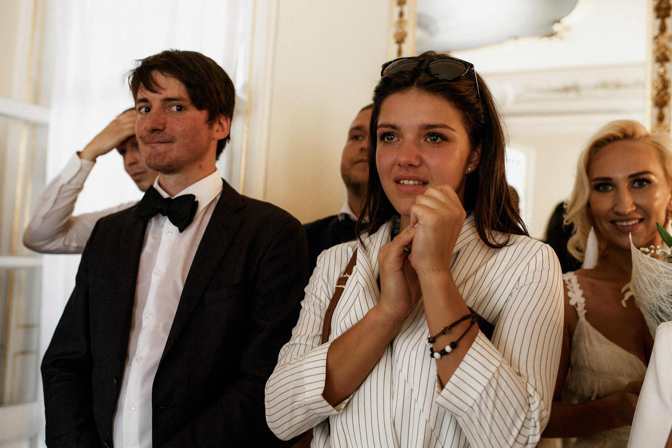 Белая свадьба в яхт-клубе. Свадебный фотограф в Москве Денис и Анастасия Исаевы