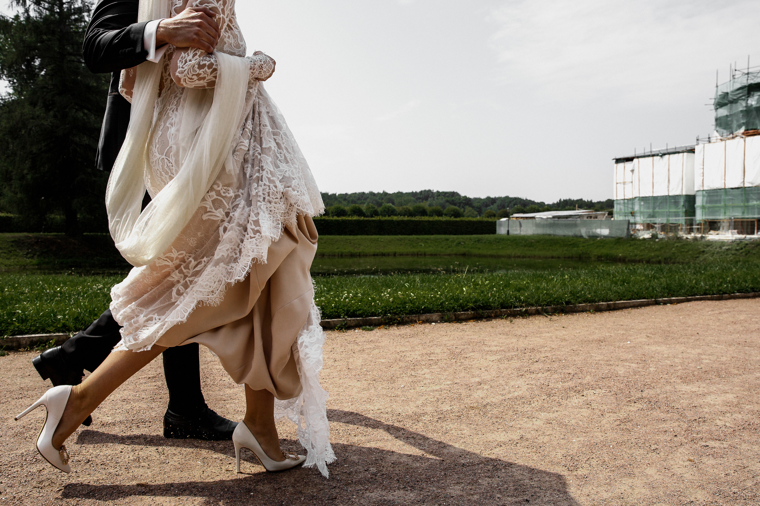 Белая свадьба в яхт-клубе. Свадебный фотограф в Москве Денис и Анастасия Исаевы