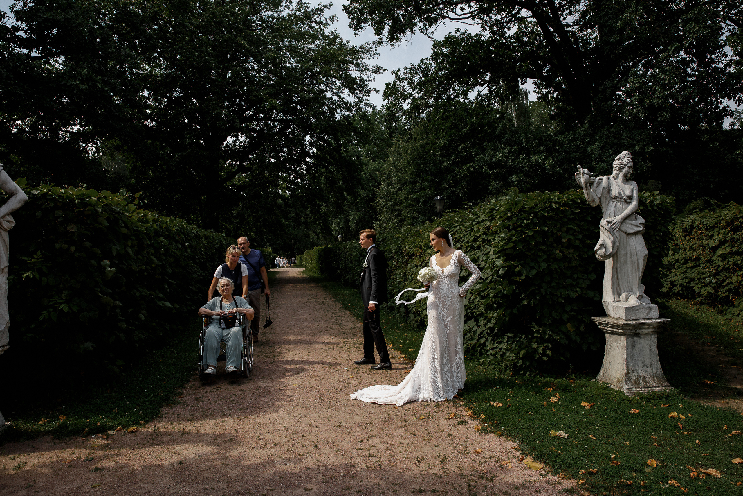Белая свадьба в яхт-клубе. Свадебный фотограф в Москве Денис и Анастасия Исаевы
