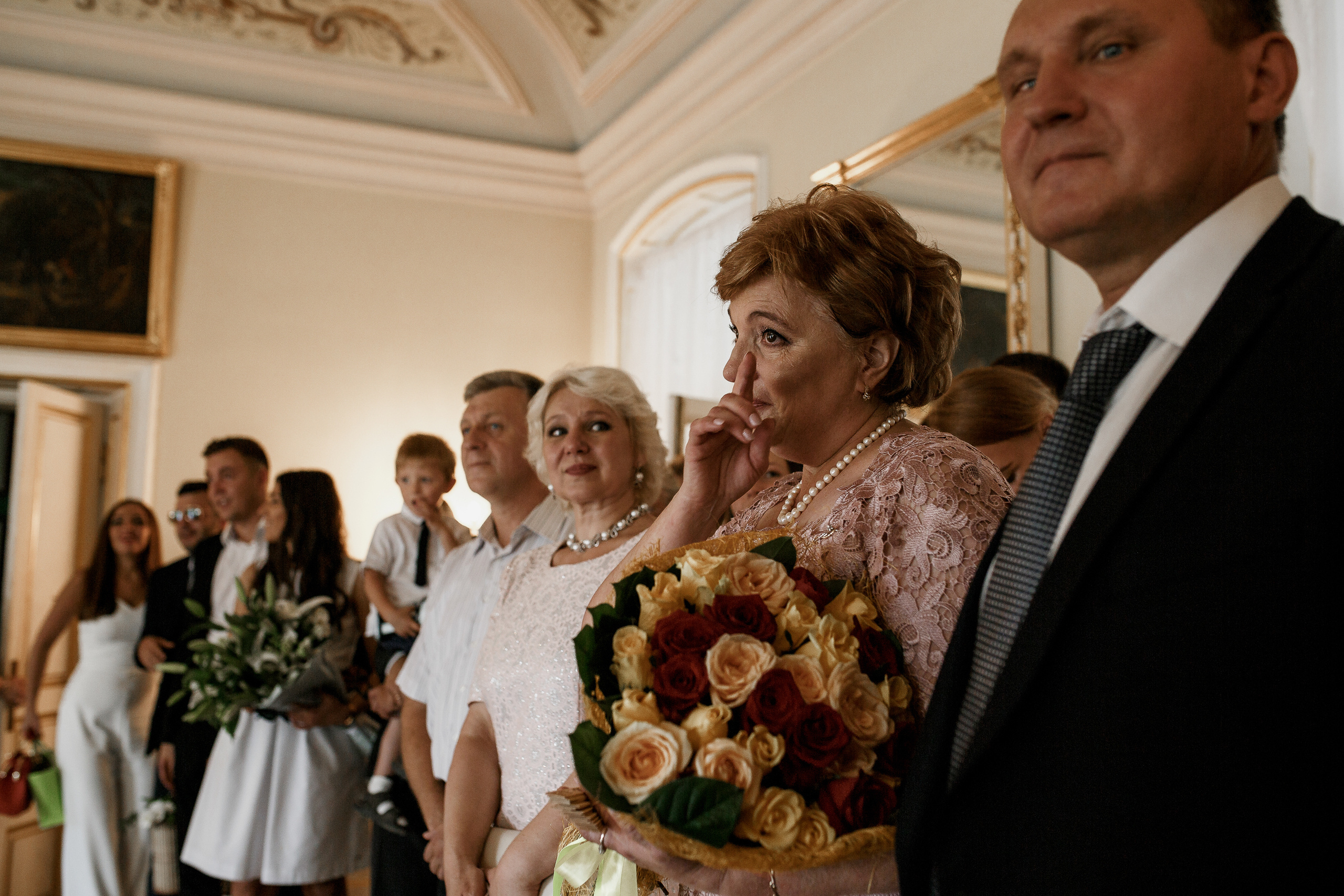 Белая свадьба в яхт-клубе. Свадебный фотограф в Москве Денис и Анастасия Исаевы