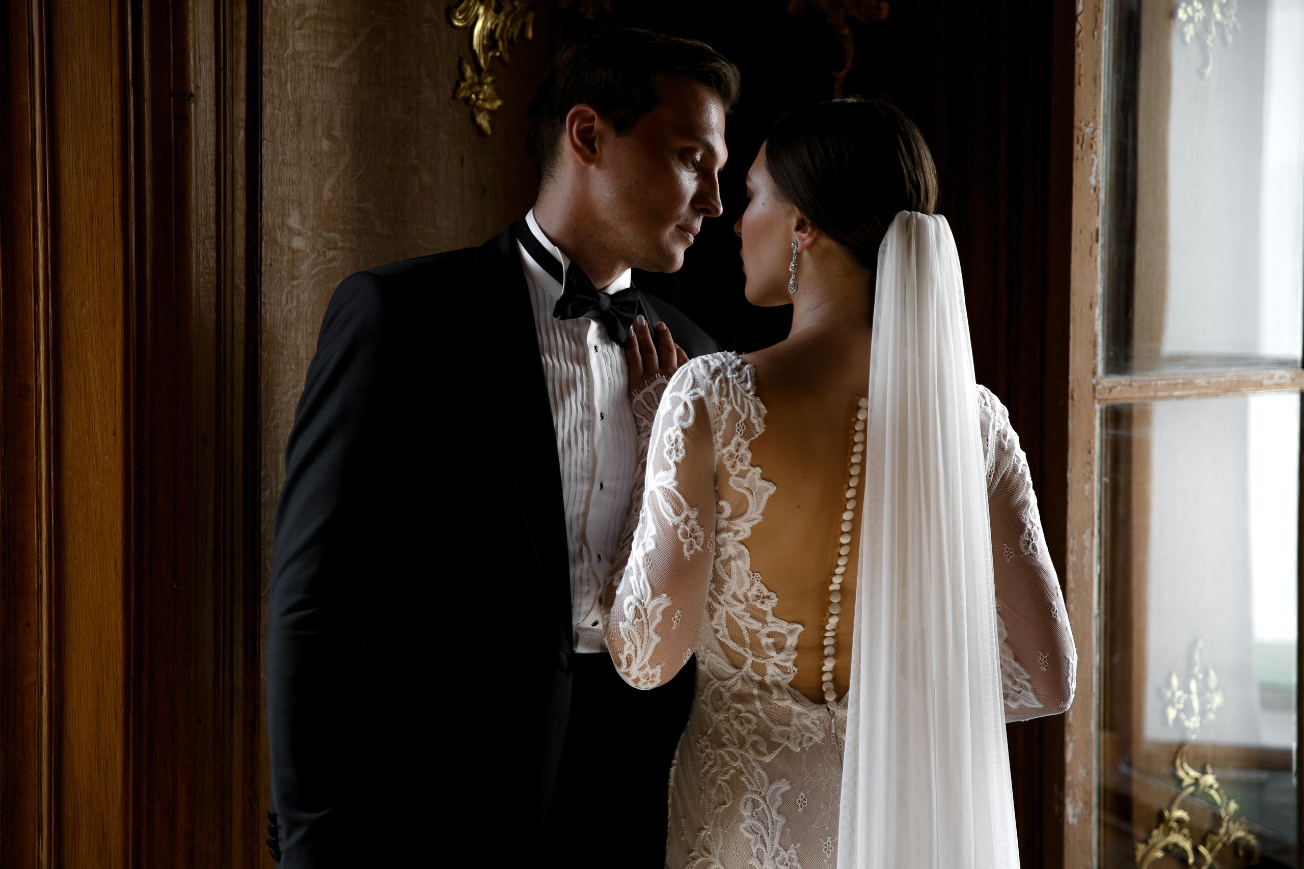 Белая свадьба в яхт-клубе. Свадебный фотограф в Москве Денис и Анастасия Исаевы