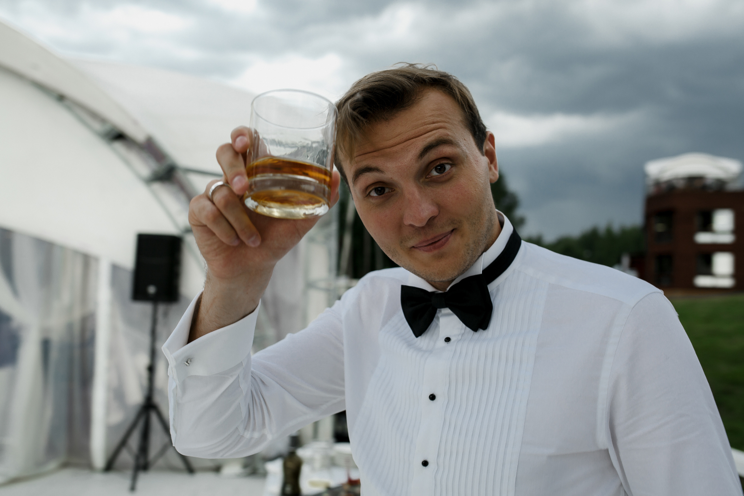 Белая свадьба в яхт-клубе. Свадебный фотограф в Москве Денис и Анастасия Исаевы