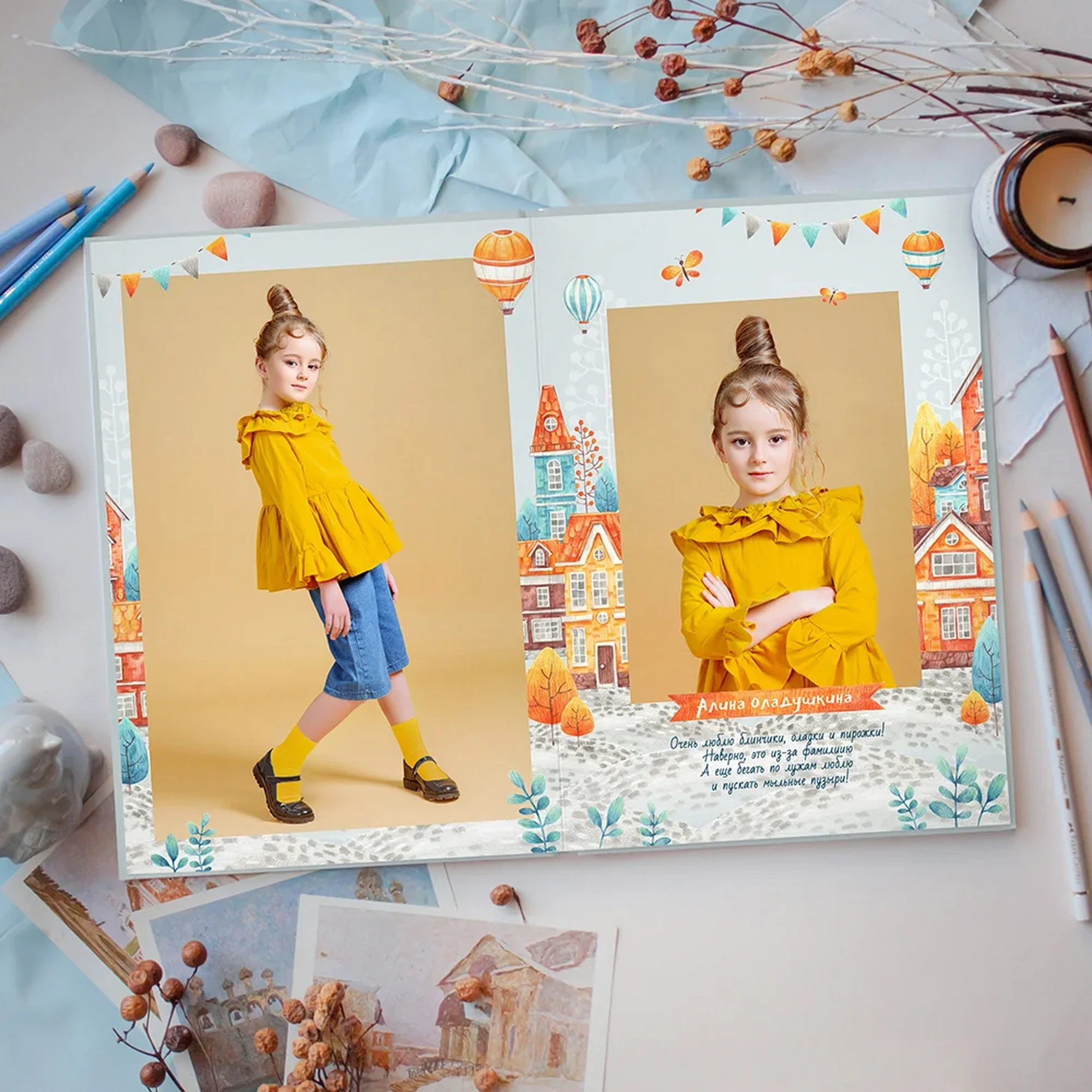 Дизайны школьных фотокниг и фотоальбомов