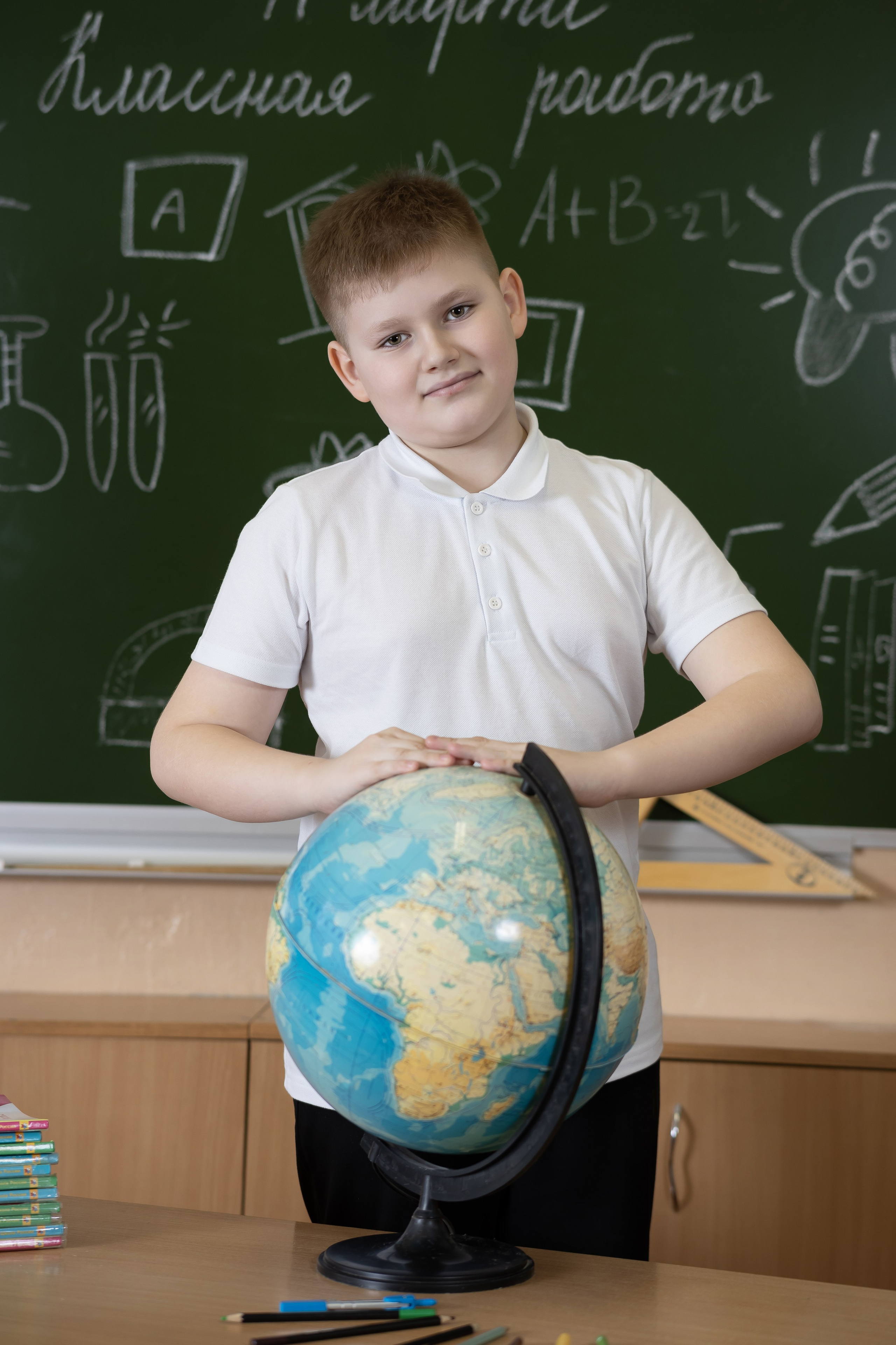 Выпускной альбом для начальной школы. Семейный, школьный фотограф в Нижнем Новгороде Елена Сентюрева