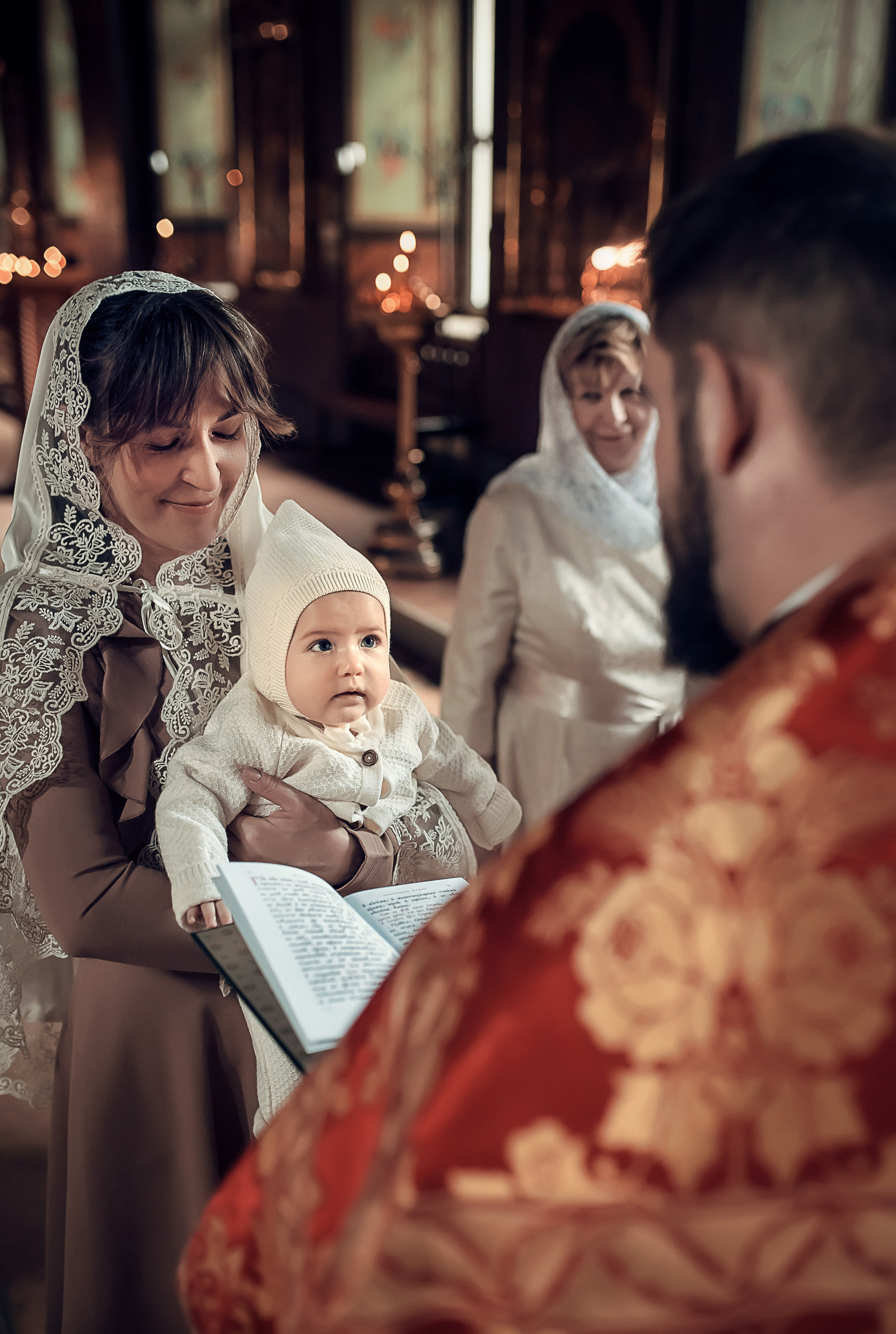Крещение Екатерины в храме Святого Пимена в новых Воротниках
