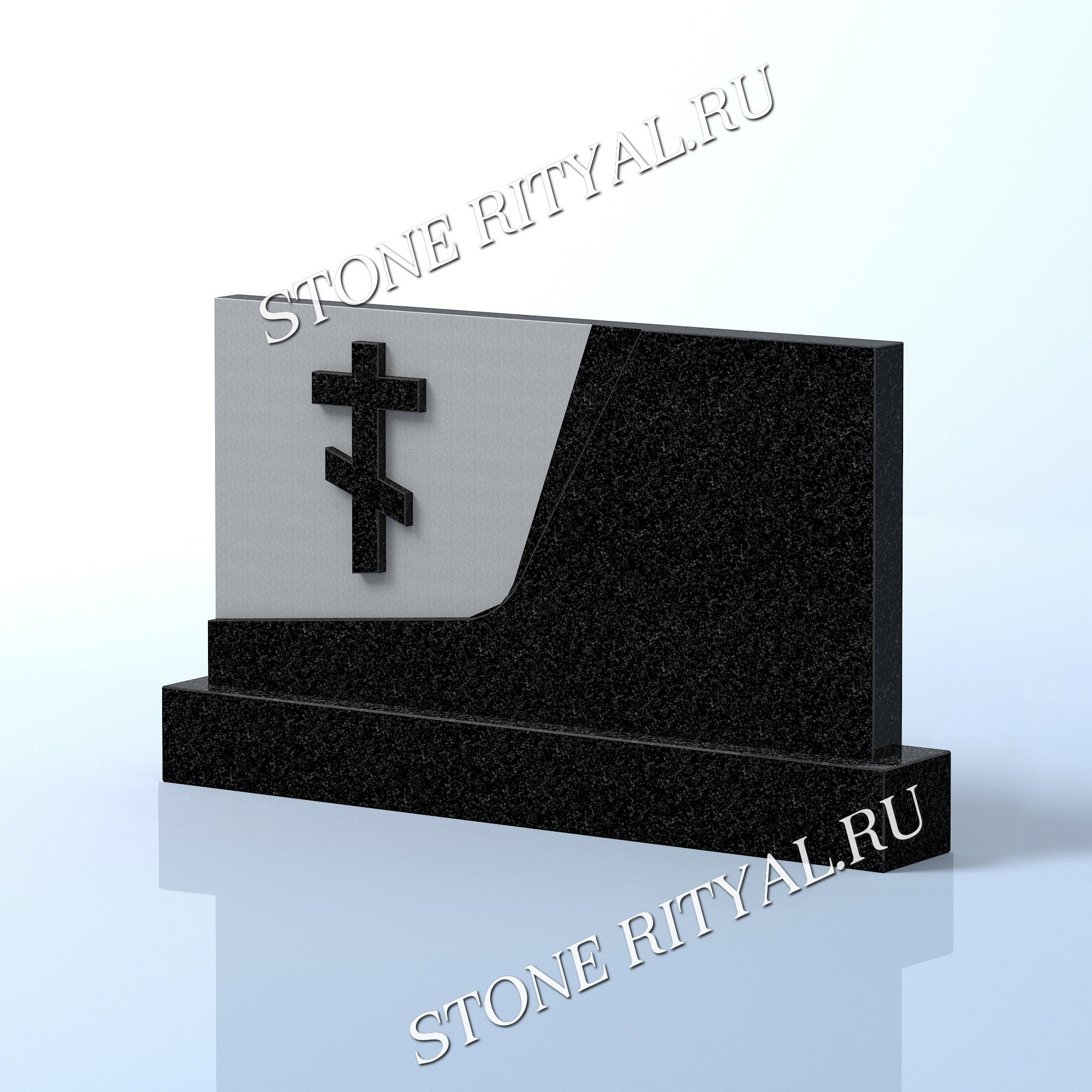 Горизонтальные памятники. Изготовление и установка памятников в Москве и МО