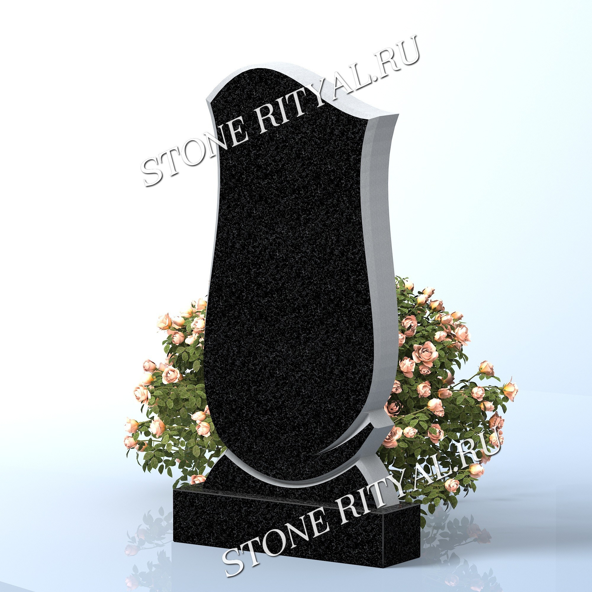 Вертикальные памятники прямые. Изготовление и установка памятников в Москве и МО