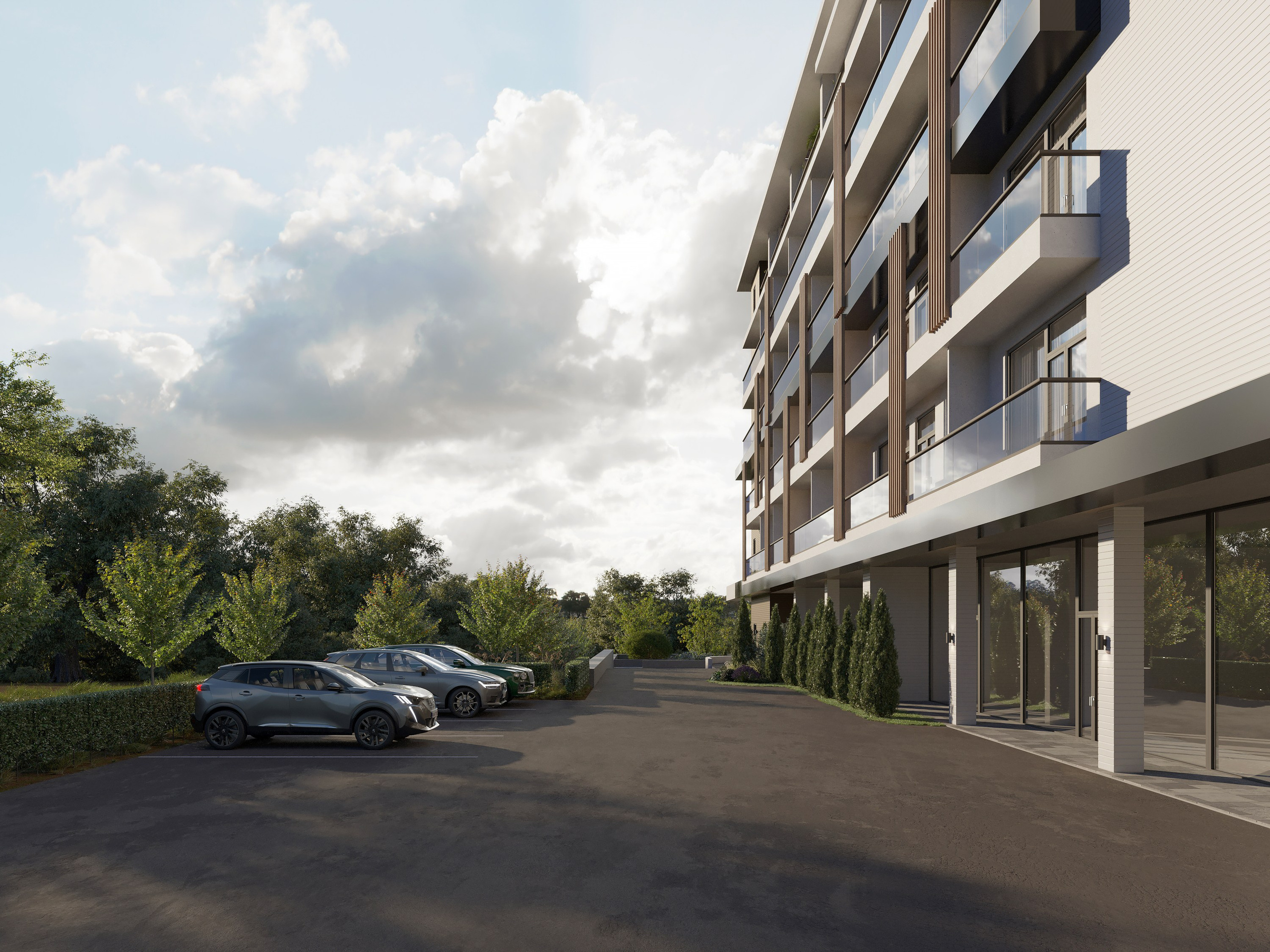 Hotel Visualization in Gelendzhik for an Architectural Bureau. 3D INTERIOR AND ARCHITECTURE VISUALIZATION