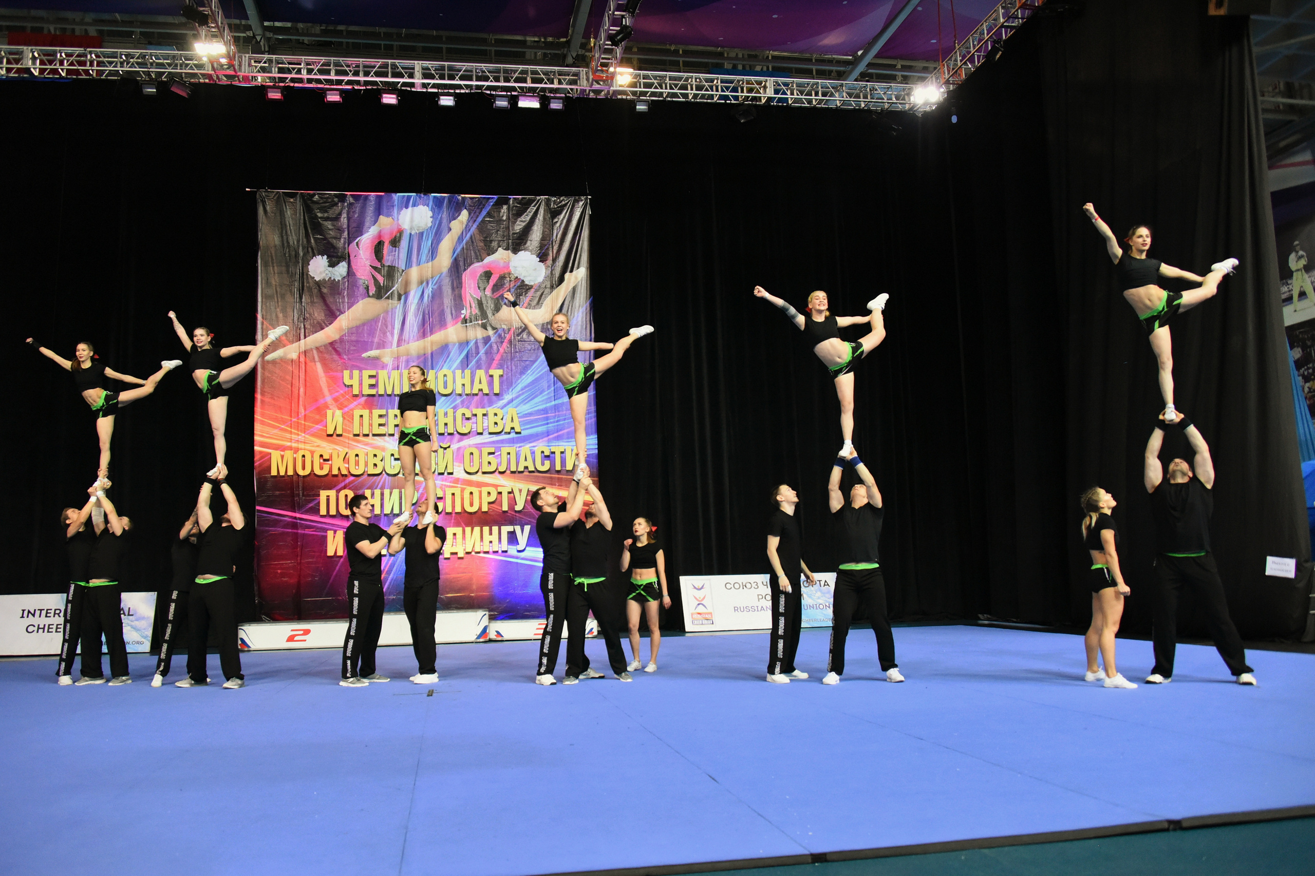 Открытие Чемпионата и Первенства МО по чир спорту в ДС Видное. Репортажный фотограф в Москве и Санкт-Петербурге Артем Лунев