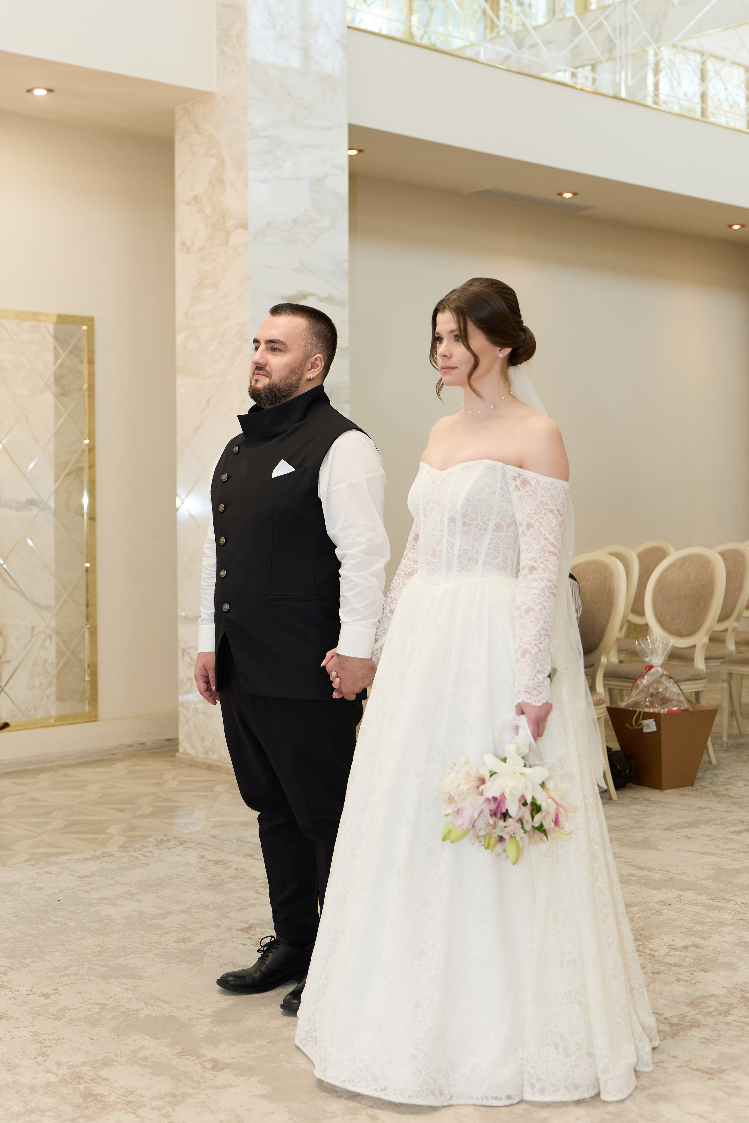 Классические сборы в отеле. Роспись в 4 ЗАГСе и съемка в оранжерее Цицина РАН. Любовь Юсупова. Фотограф