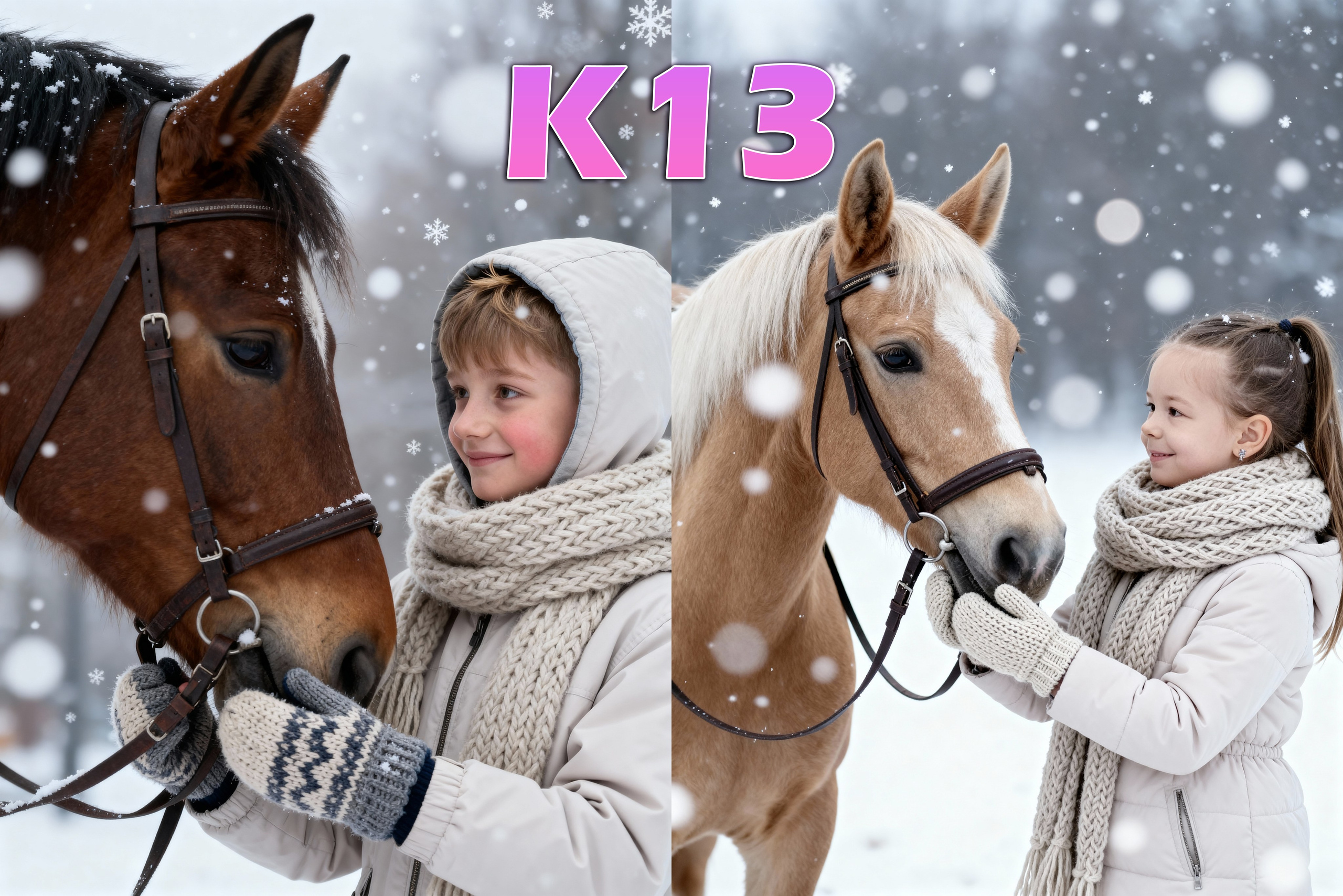 🤖 Нейросети + Фотография = Идеальная новогодняя открытка. Детский фотограф Максим Потанин в Ижевске и Набережных Челнах