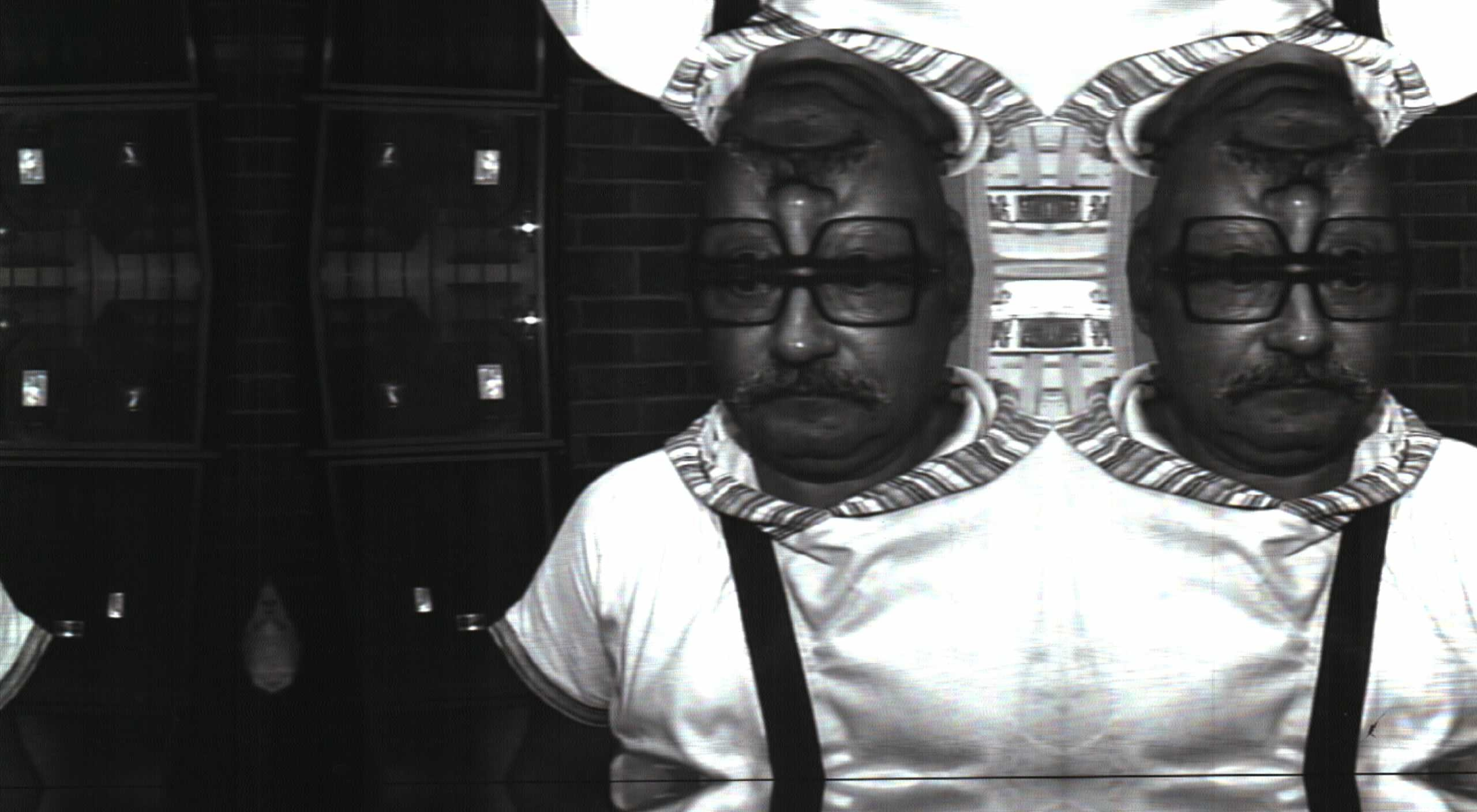 Fluxus Selfie Machine. Roman Hodirev is an esoteriologist, multidisciplinary artist, photographer and musician. Saint Petersburg, Riga