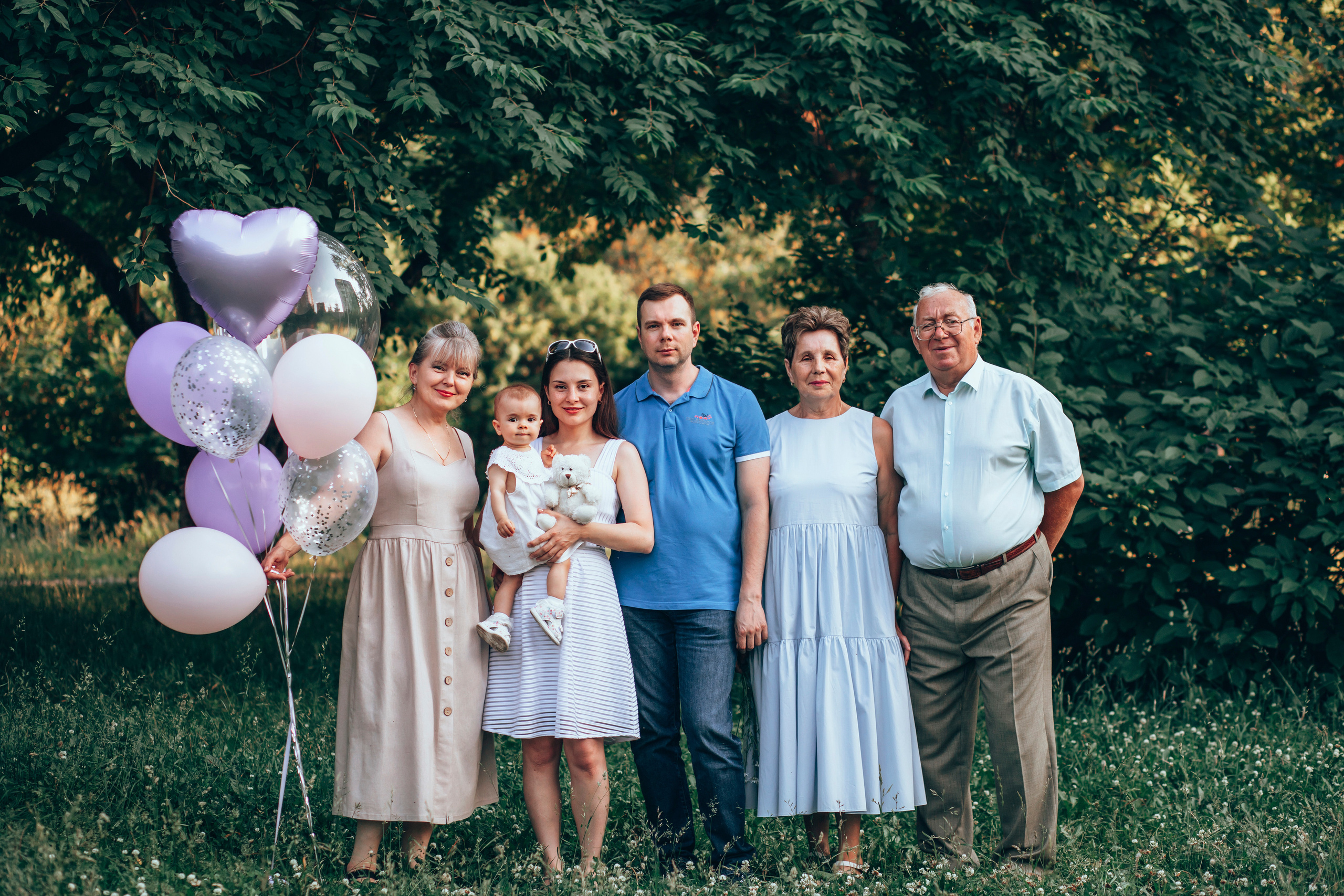 Олечке 1 годик. Семейный и детский фотограф в г. Новосибирске Макеева Анастасия
