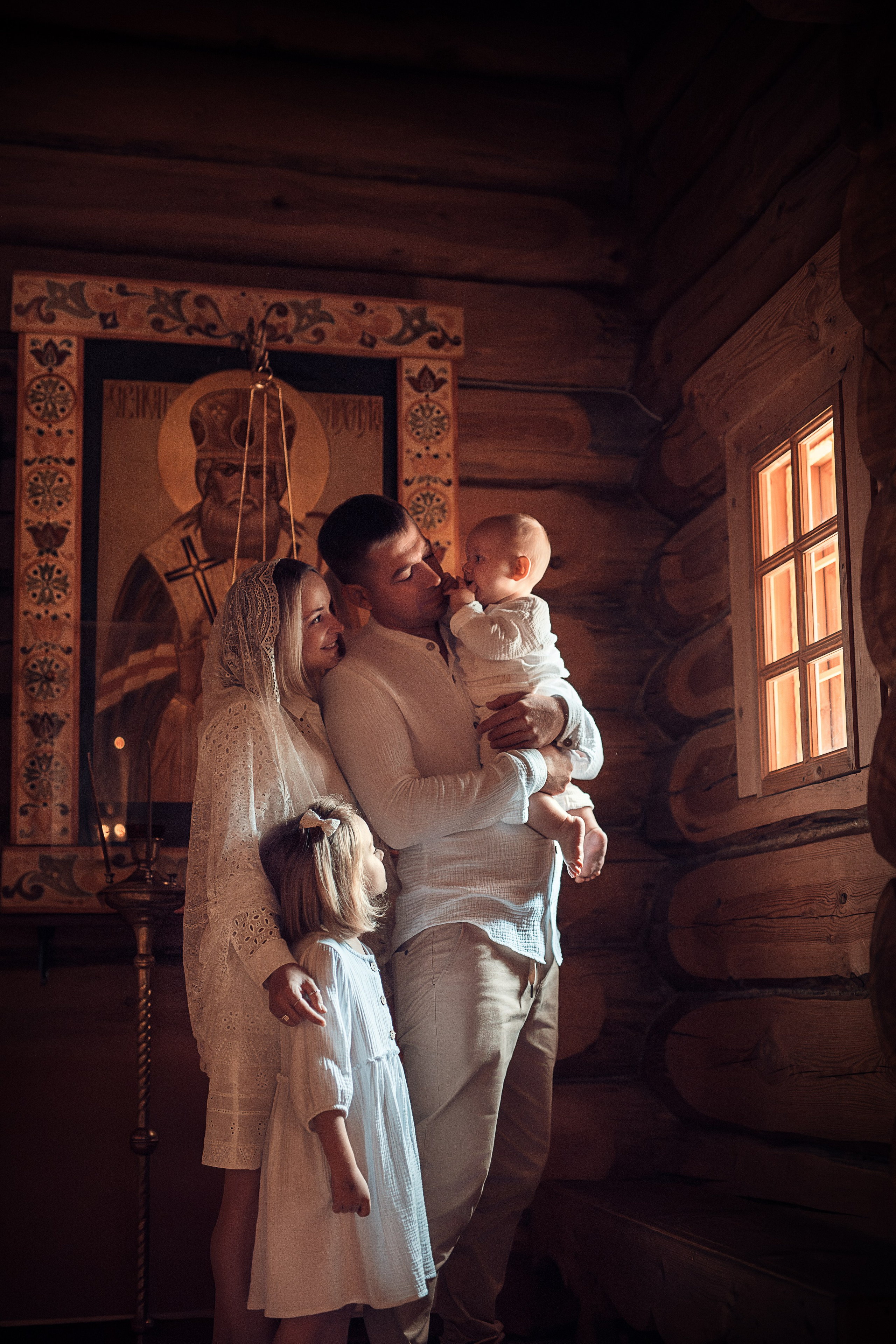 Фотосъемка крещения в Москве и Московской области, в Звенигороде
