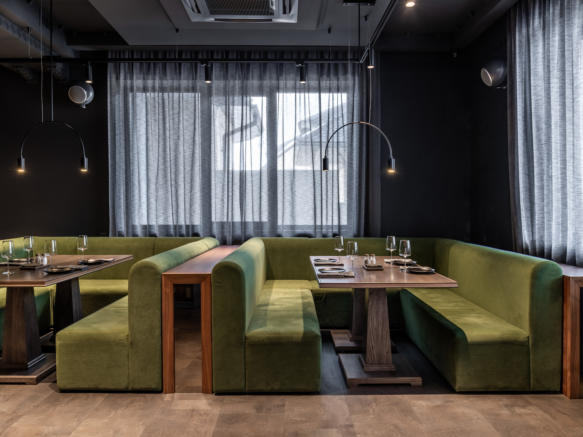 TRITONIA restaurant in Saratov Russia designed by QUADRUM STUDIO