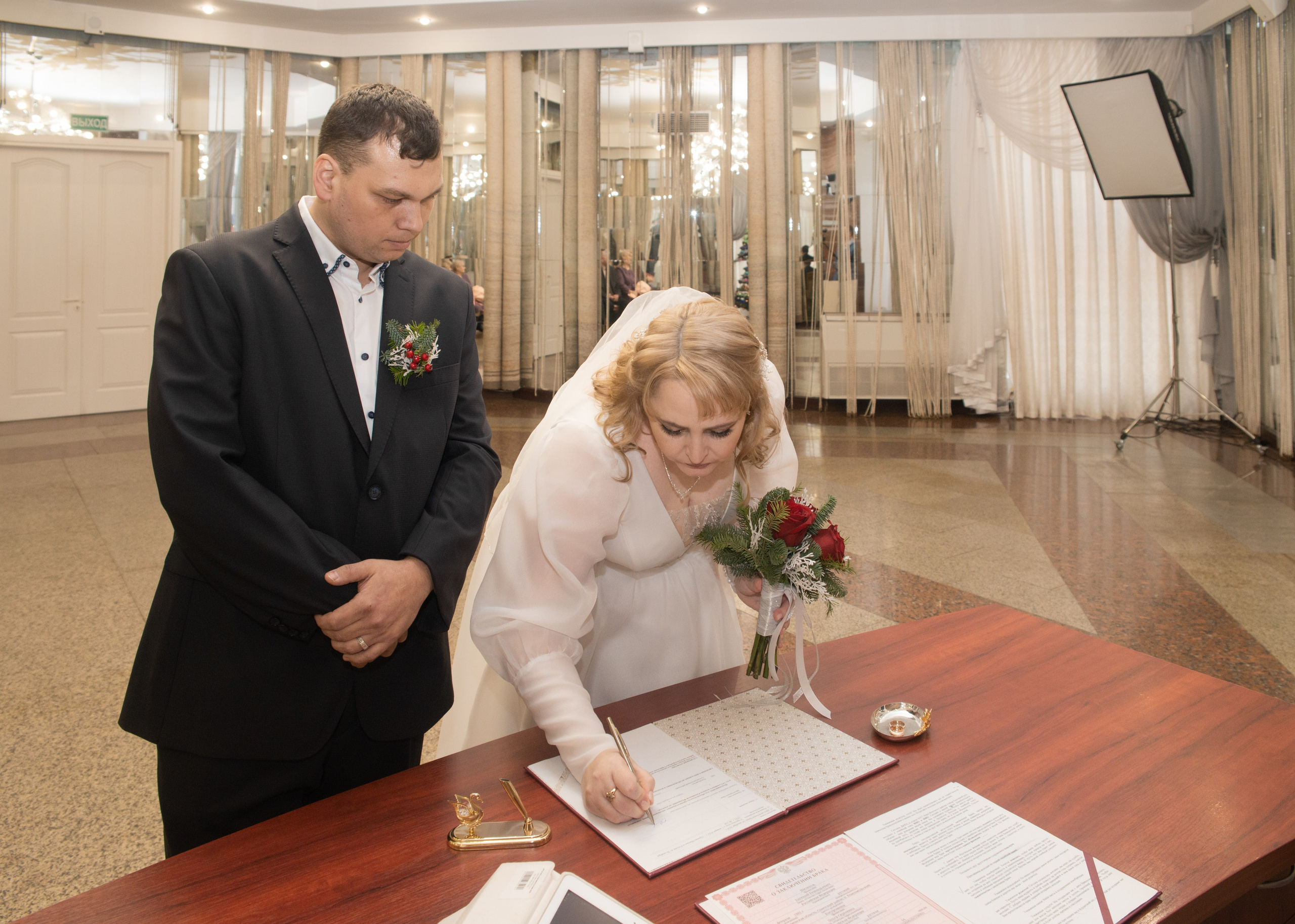 Свадьба в декабре. Семейный и детский фотограф в Екатеринбурге Наталия Акимова