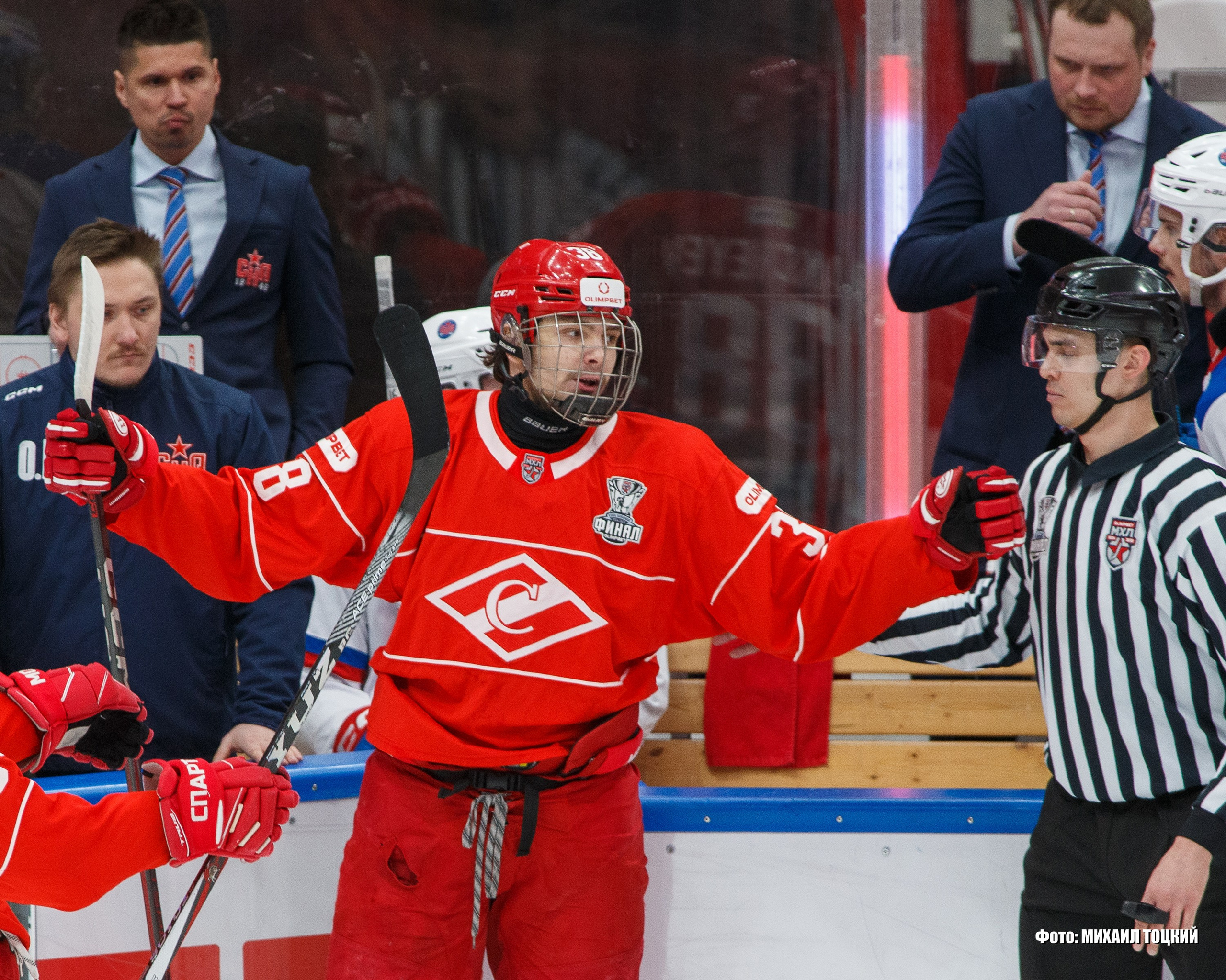Фоторепортаж Финала Кубка Харламова. МХК Спартак (Москва) — СКА-1946 (Санкт-Петербург). Михаил Тоцкий портретный и репортажный фотограф в Москве