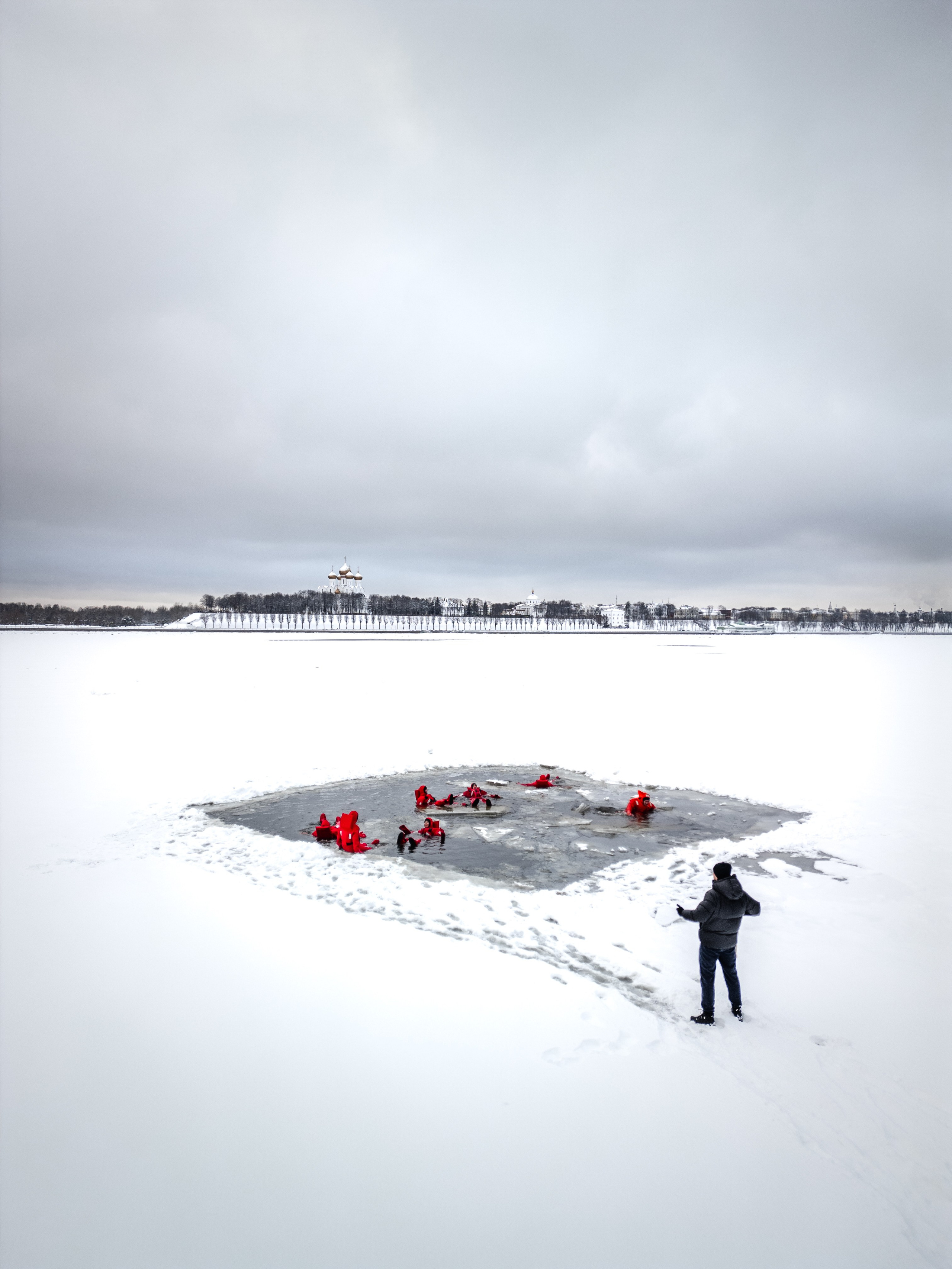 Айсфлоатинг #8. DRONBERRY — Аэросъемка Ярославль