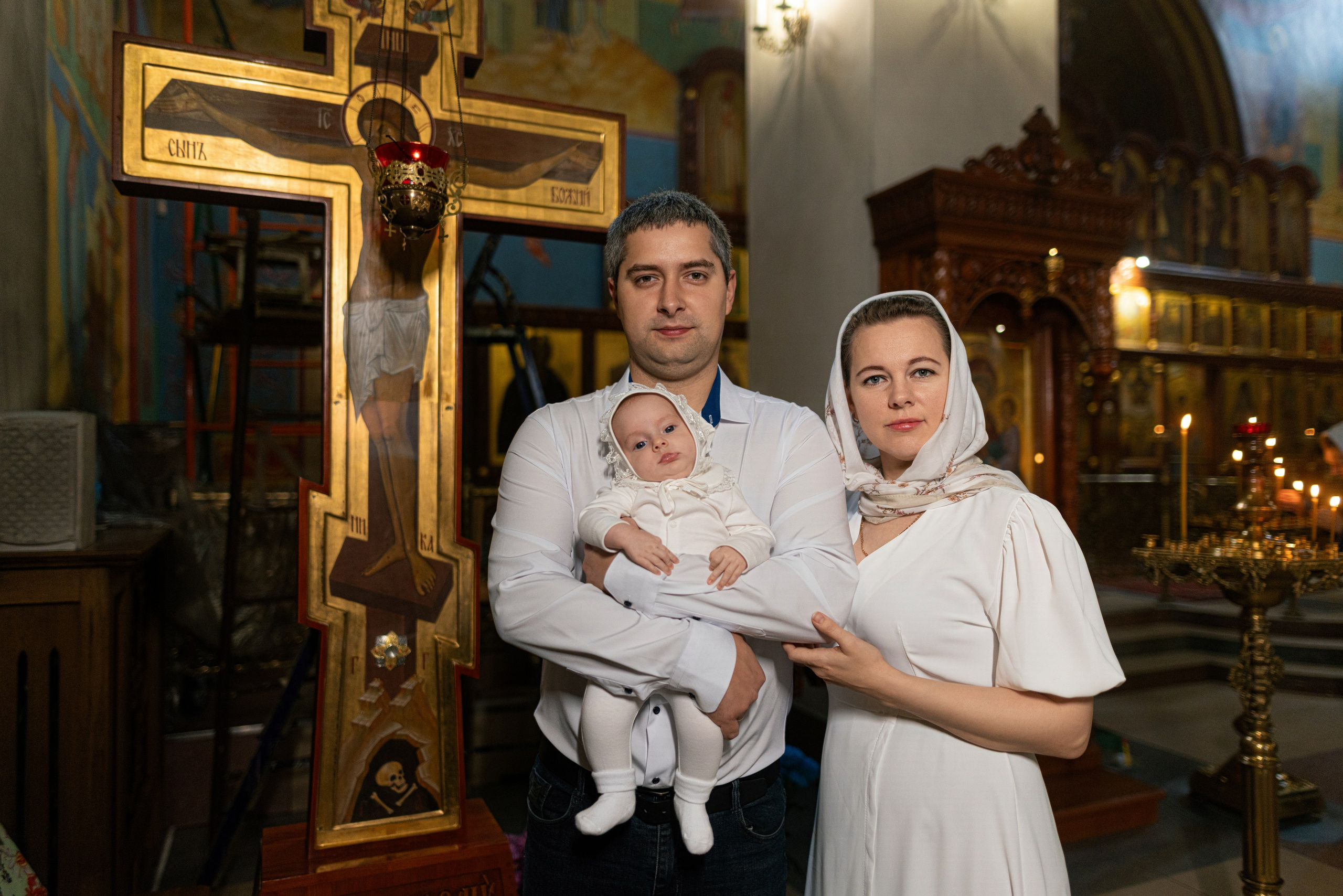 Крещение Алины. Дмитрий Шульгин, портретный фотограф в Воронеже