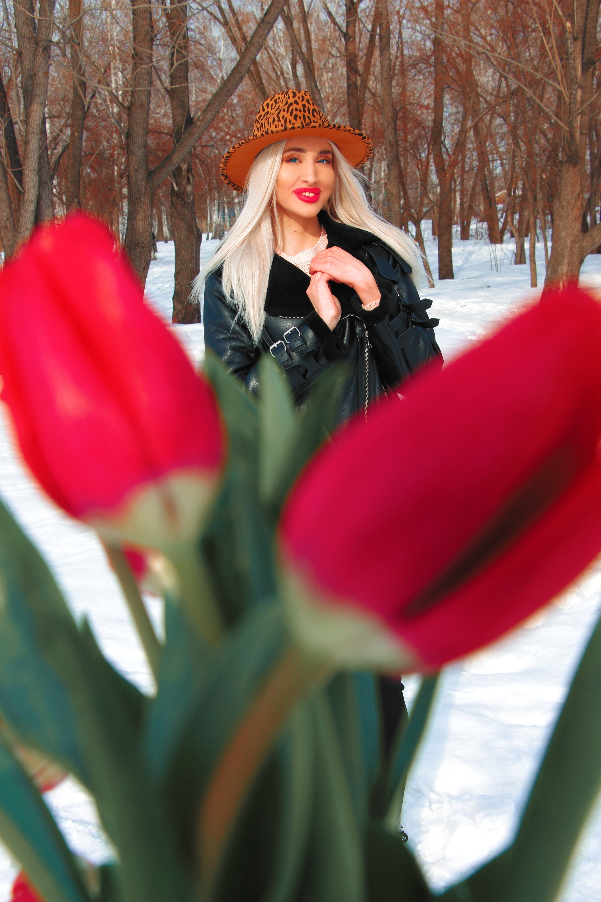 Шикарная Мария с тюльпанами…. Творческая, семейная Фотосъемка ДоброДарова Елена Омск