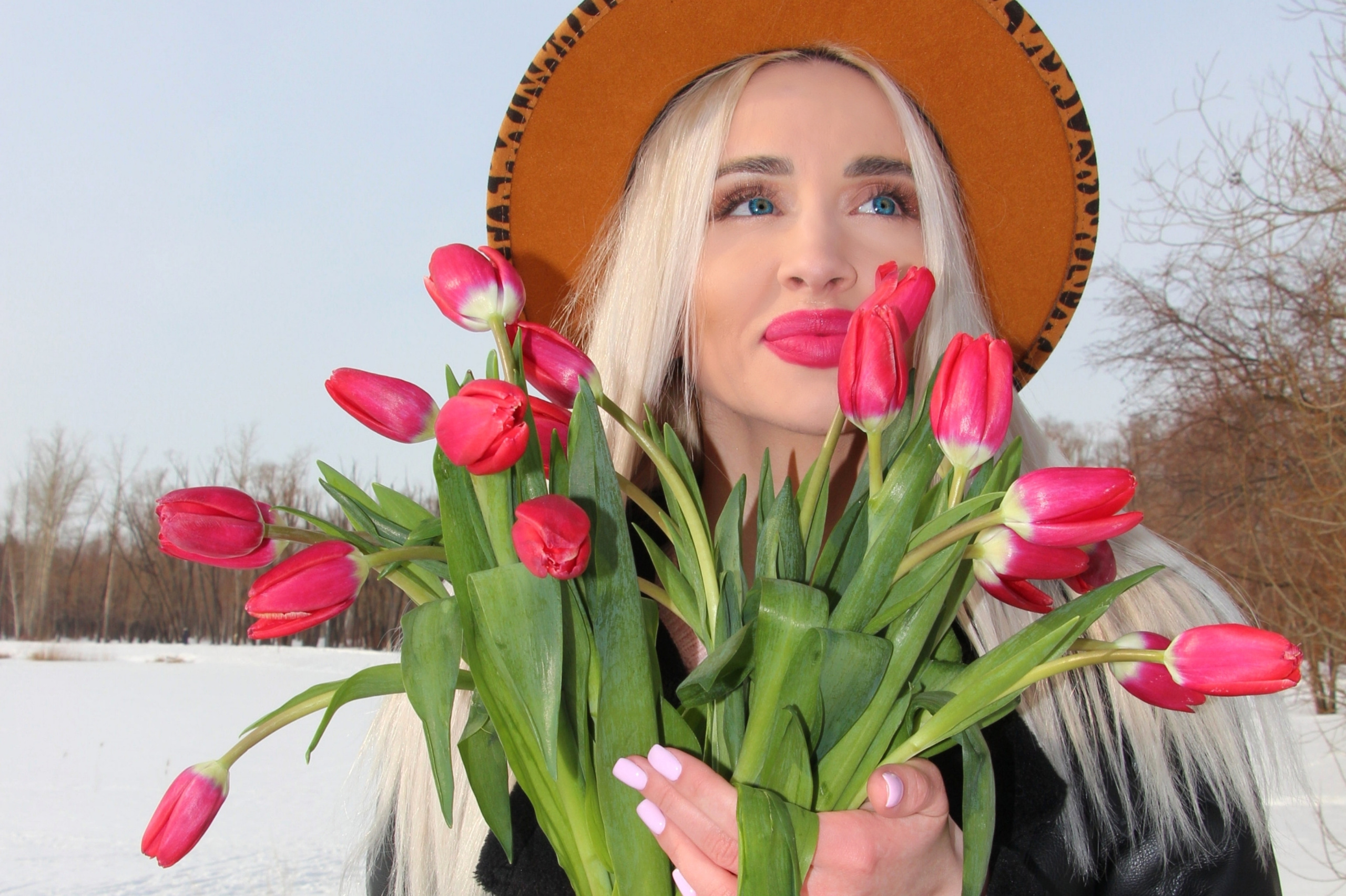 Шикарная Мария с тюльпанами…. Творческая, семейная Фотосъемка ДоброДарова Елена Омск