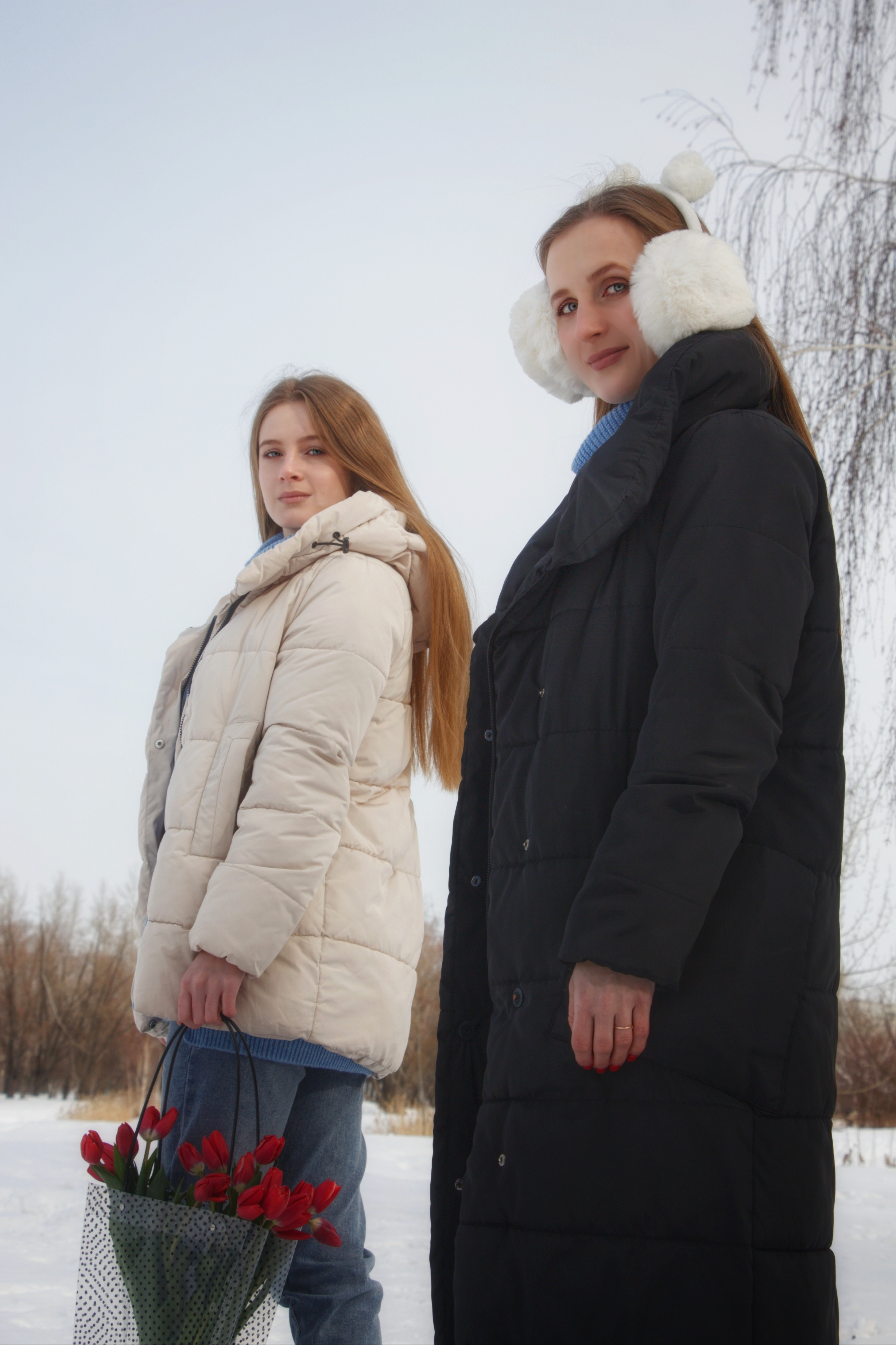 Сестры Алена и Александра Весной…. Творческая, семейная Фотосъемка ДоброДарова Елена Омск