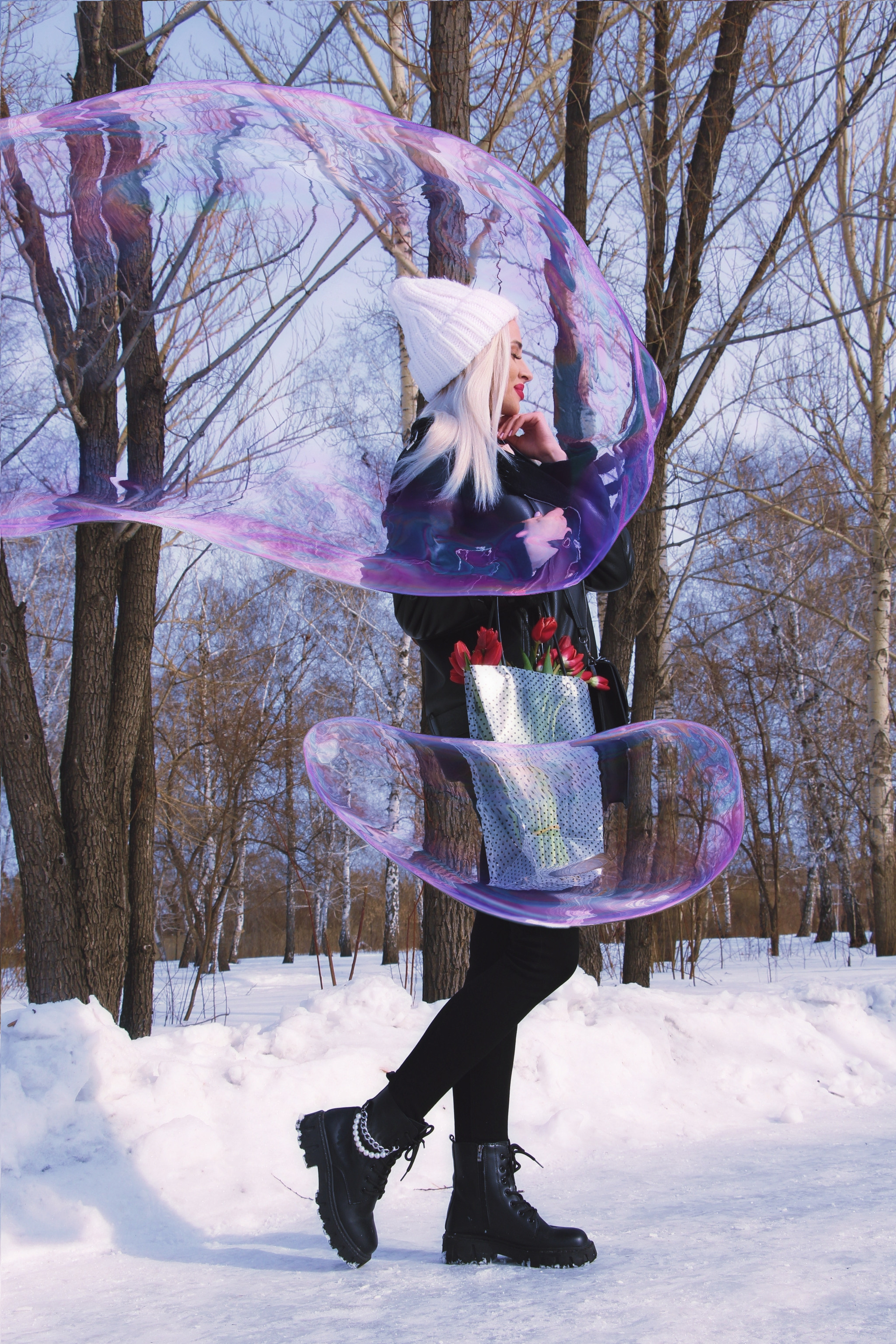 Шикарная Мария с тюльпанами…. Творческая, семейная Фотосъемка ДоброДарова Елена Омск