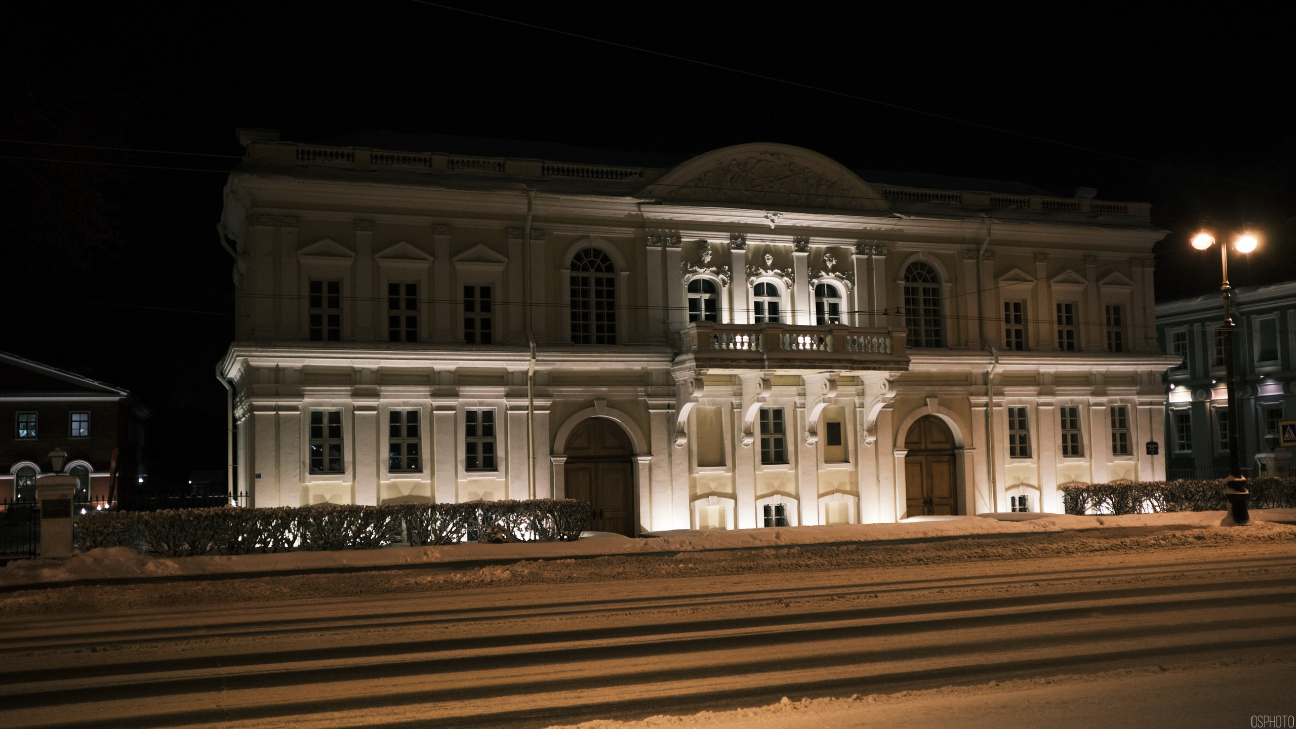 Снег и туман в Санкт-Петербурге. Фотографъ Сергѣевъ. Поймать мгновеніе