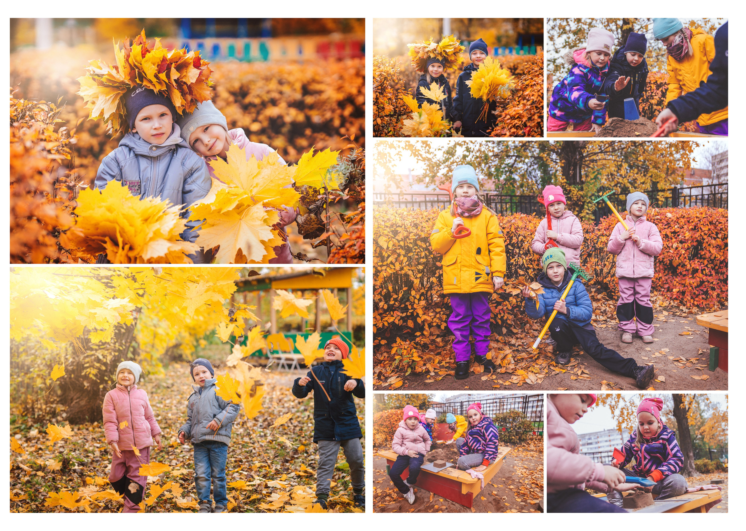 Выпускные альбомы для детских садов. Семейный и детский фотограф Марина Тувиста в Санкт-Петербурге