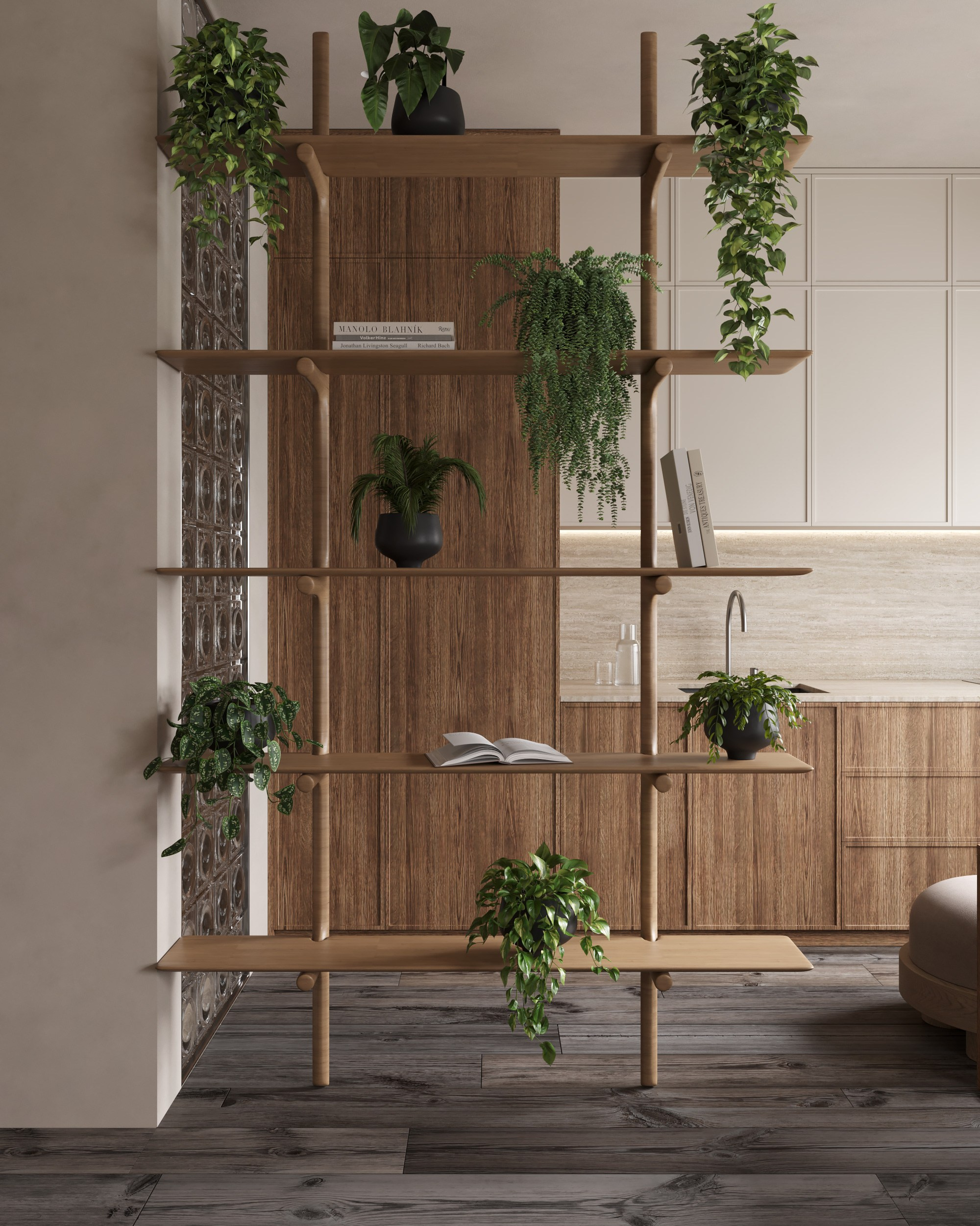 Woody Nature. Дизайн интерьера | 3D визуализация | Миланская Марина