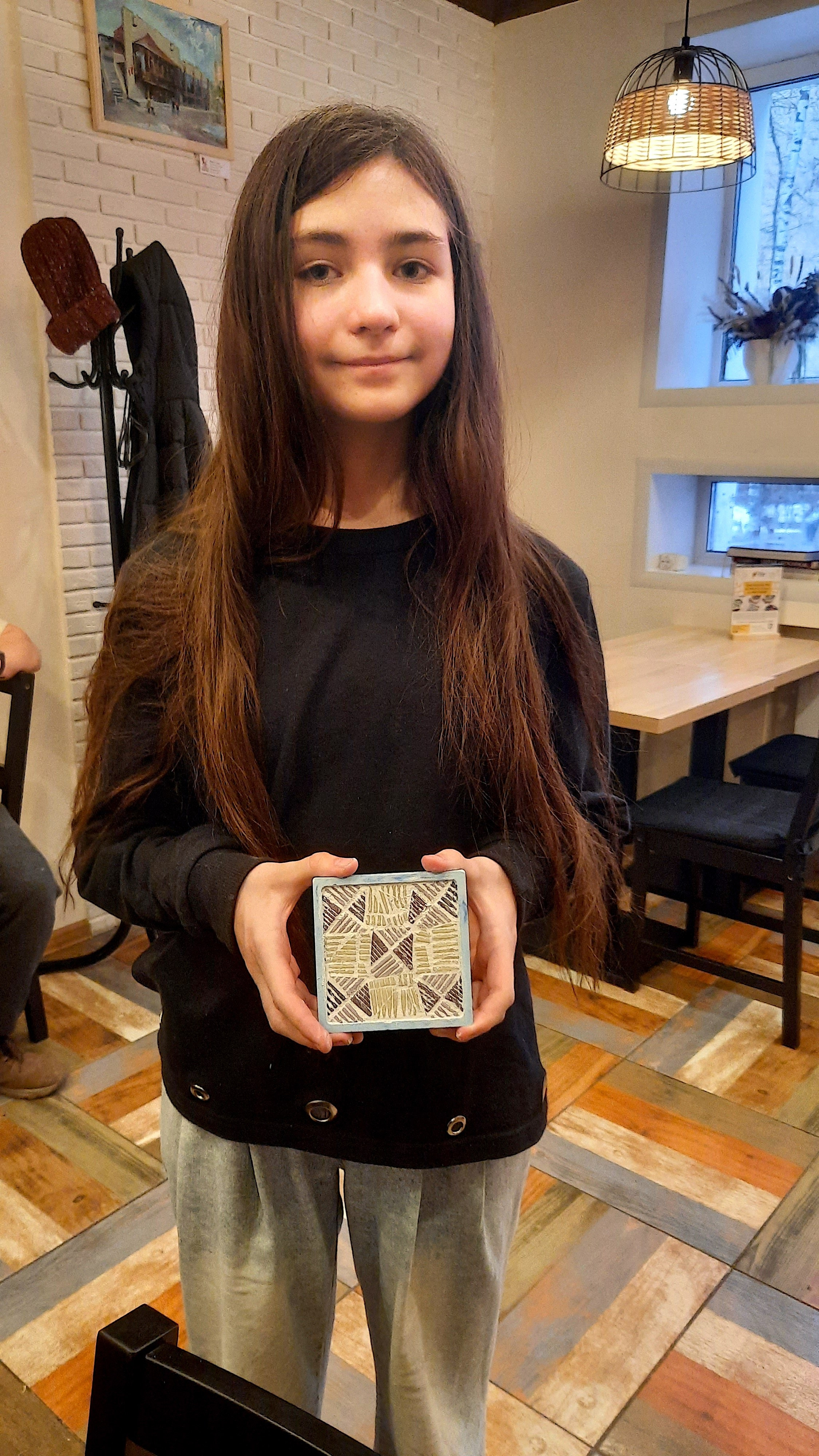 Мастер-класс по мозаике в кофейне «Между Строк». Belay.Art