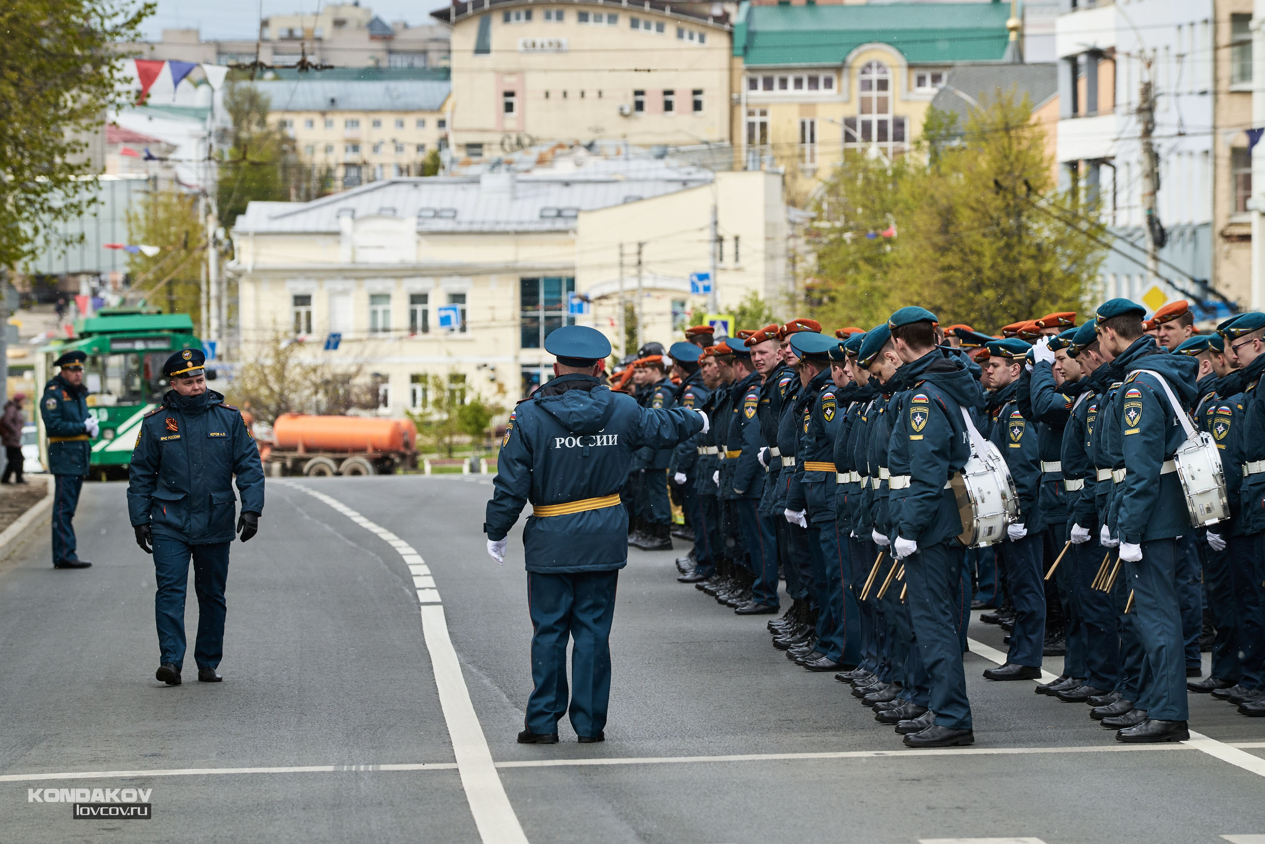 Парад в честь празднования День Победы 9 мая 2024 года в городе Иваново